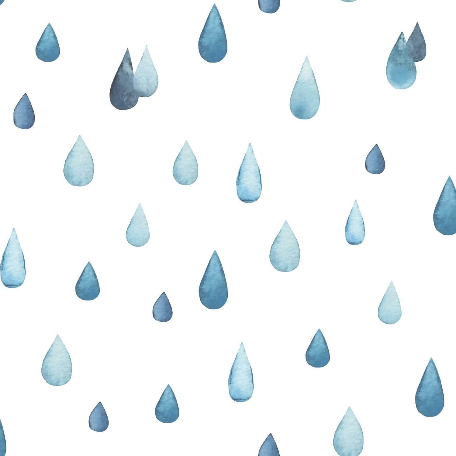 RoomMates Clara Jean Raindrops Peel & Stick Wallpaper