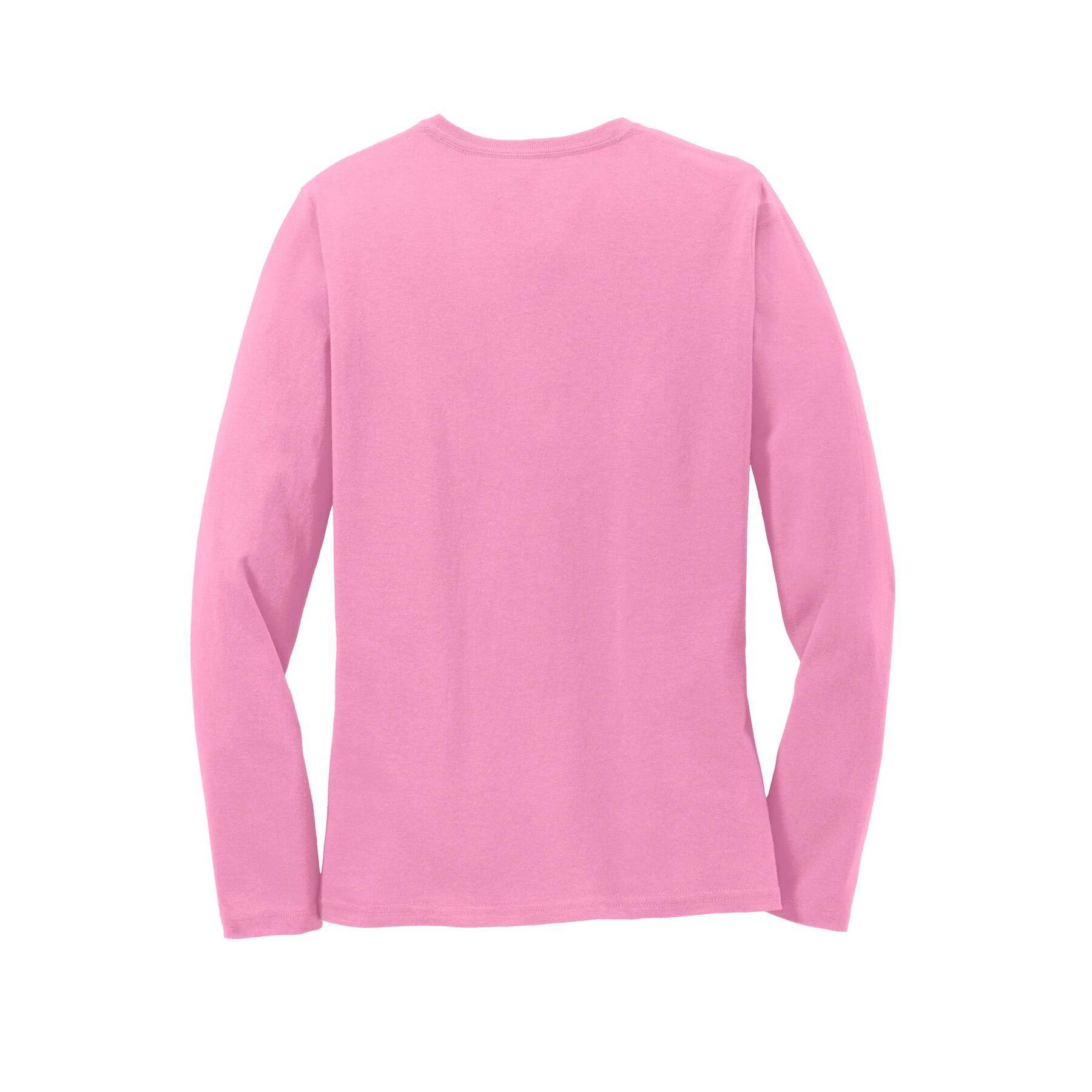 Port & Company® Core Cotton Colors Long Sleeve Ladies T-Shirt