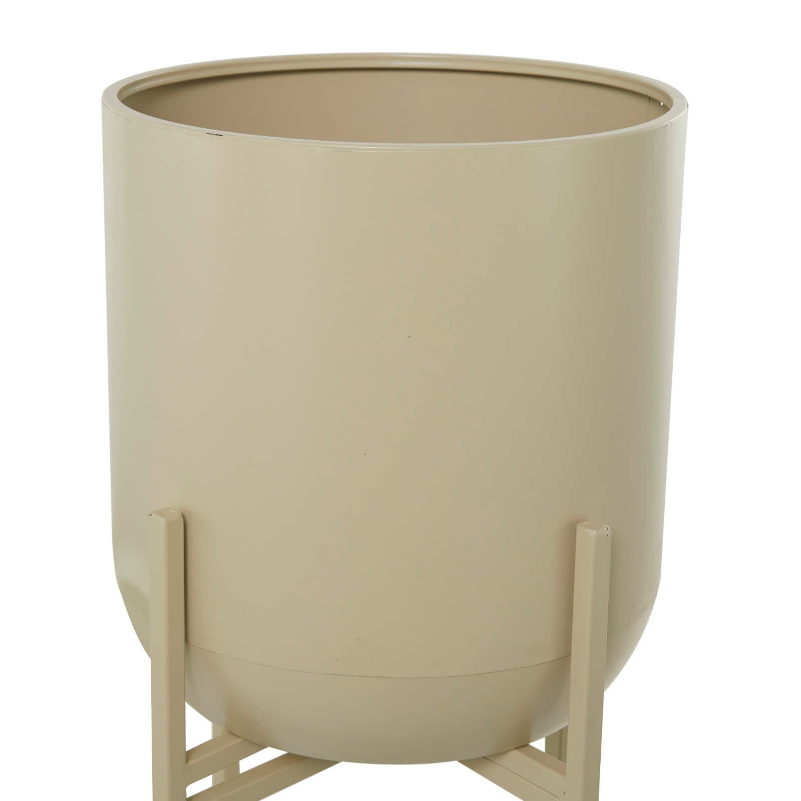 White Modern Planter, 13" x 13" x 42"