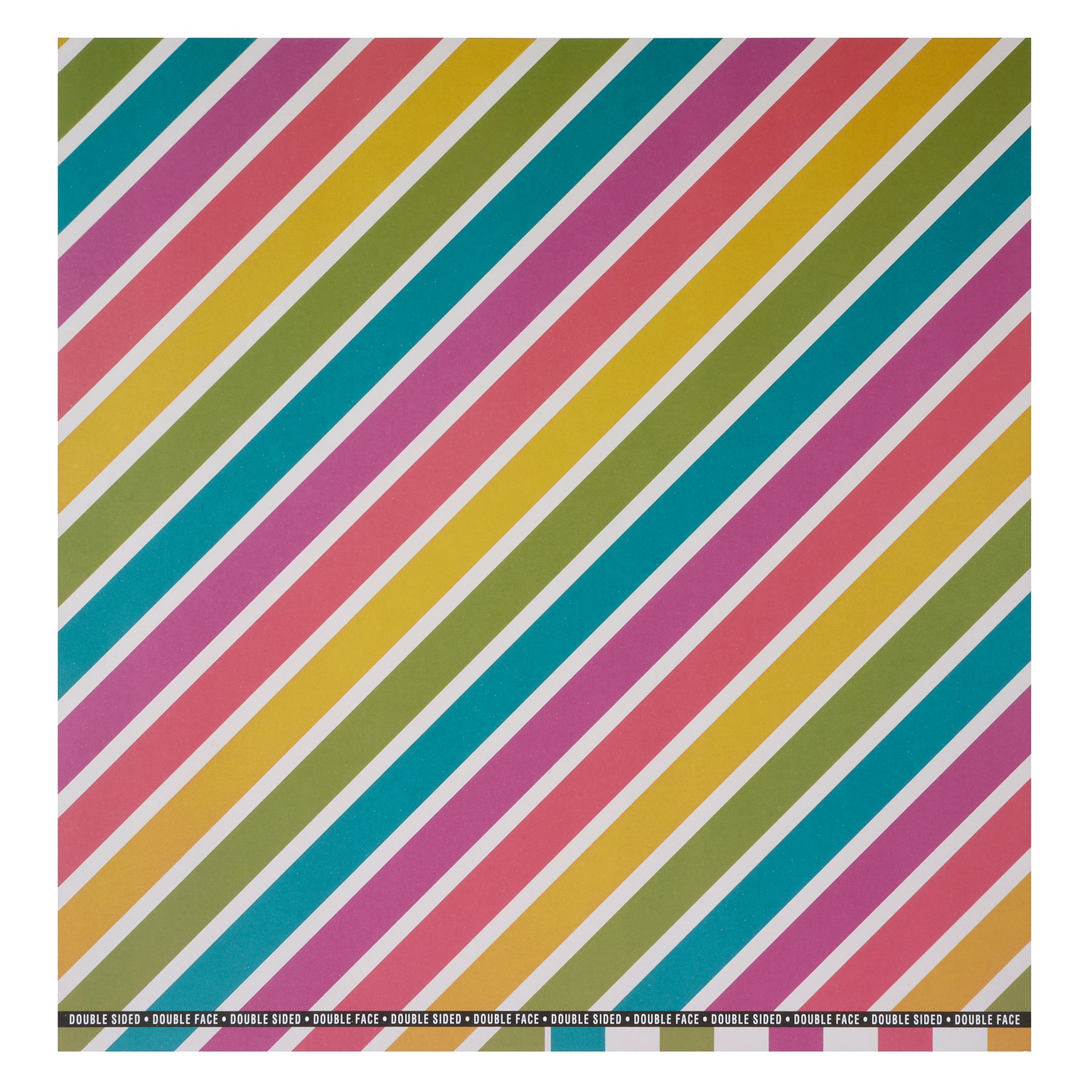 12" x 12" Clubhouse Rainbow Double-Sided Cardstock Paper by Recollections™