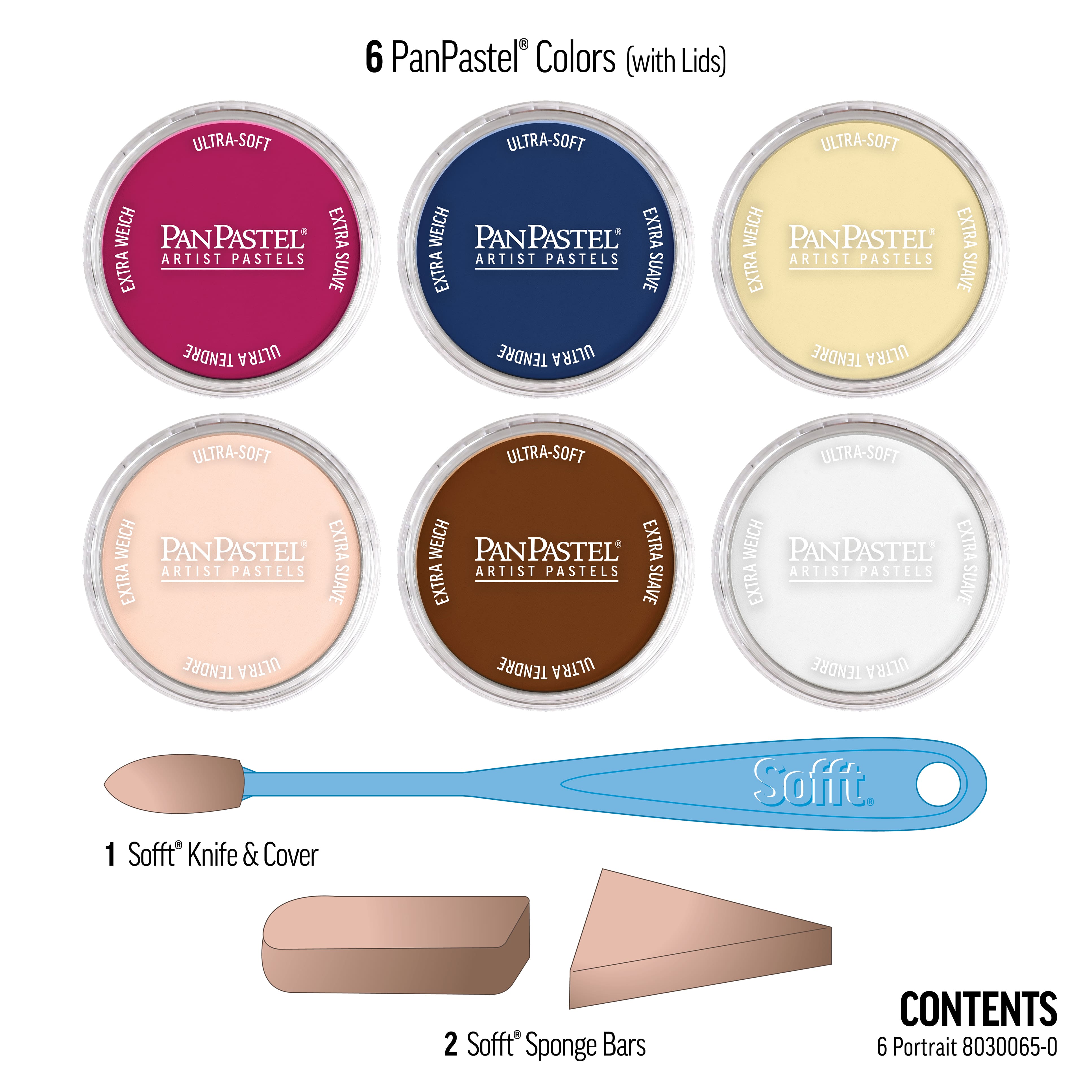 PanPastel® 6 Colour Artist Pastels Set