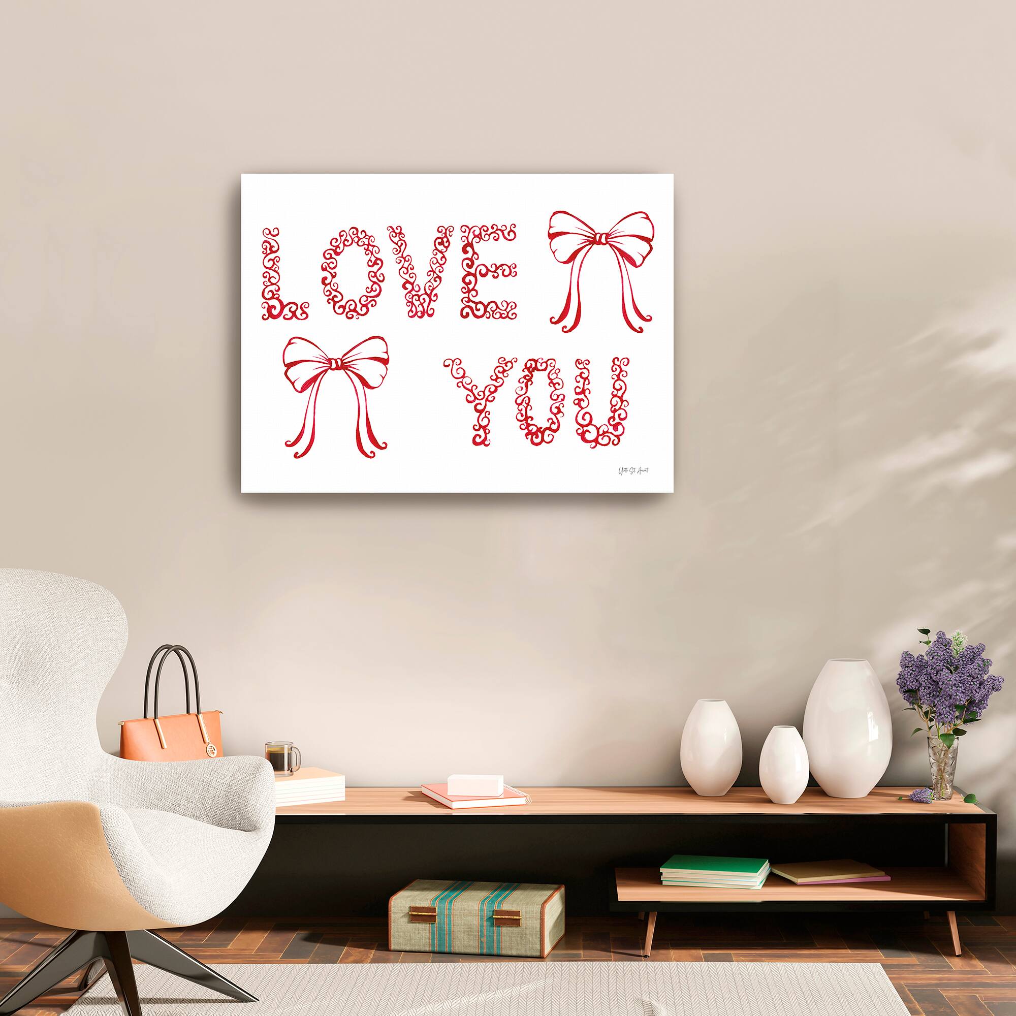 Keepsake Valentine X Canvas Giclée Art