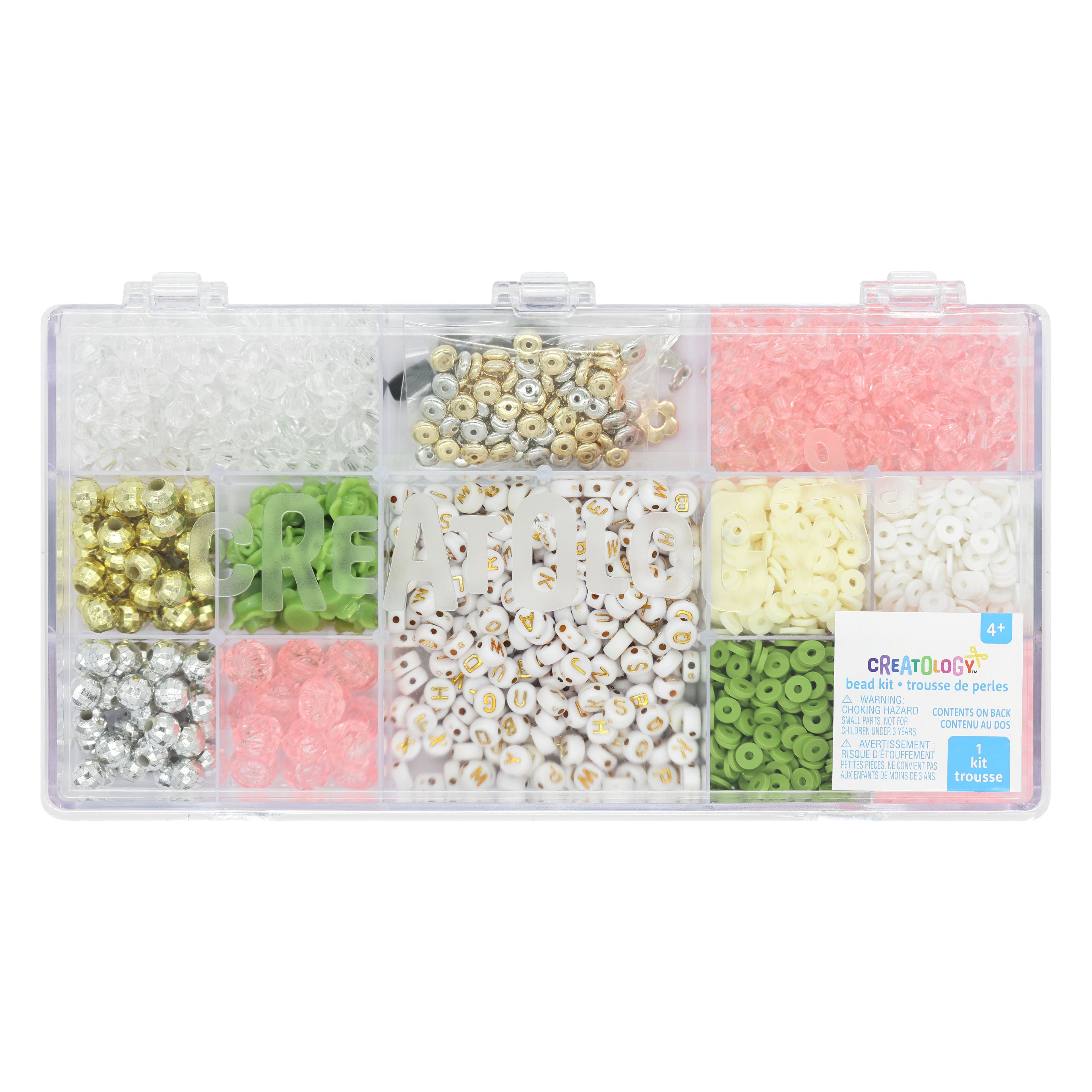 12 Pack: Botanicals & Alphabet Bead Kit by Creatology™