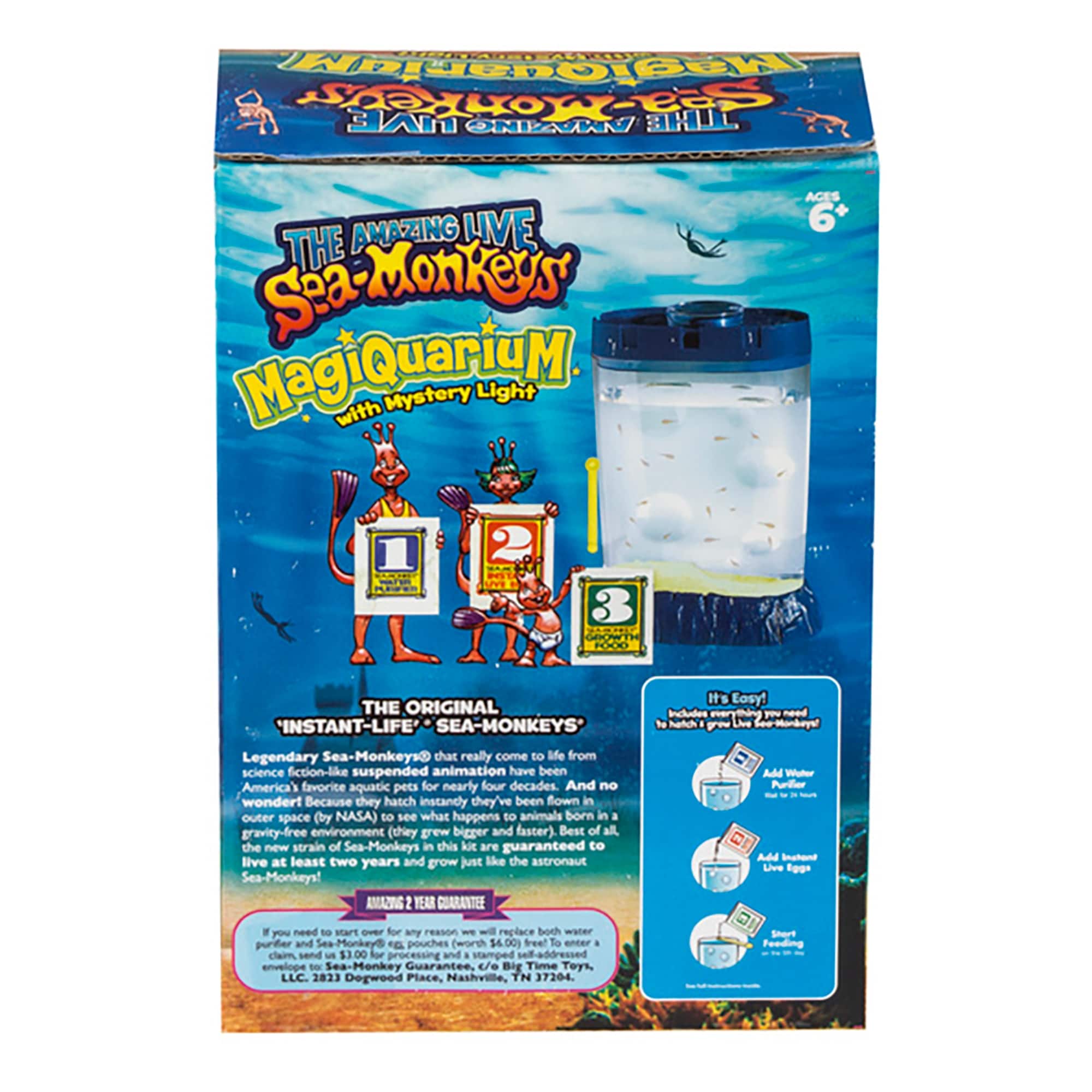 The Original Sea-Monkeys Magiquarium Glow In The Dark Kit