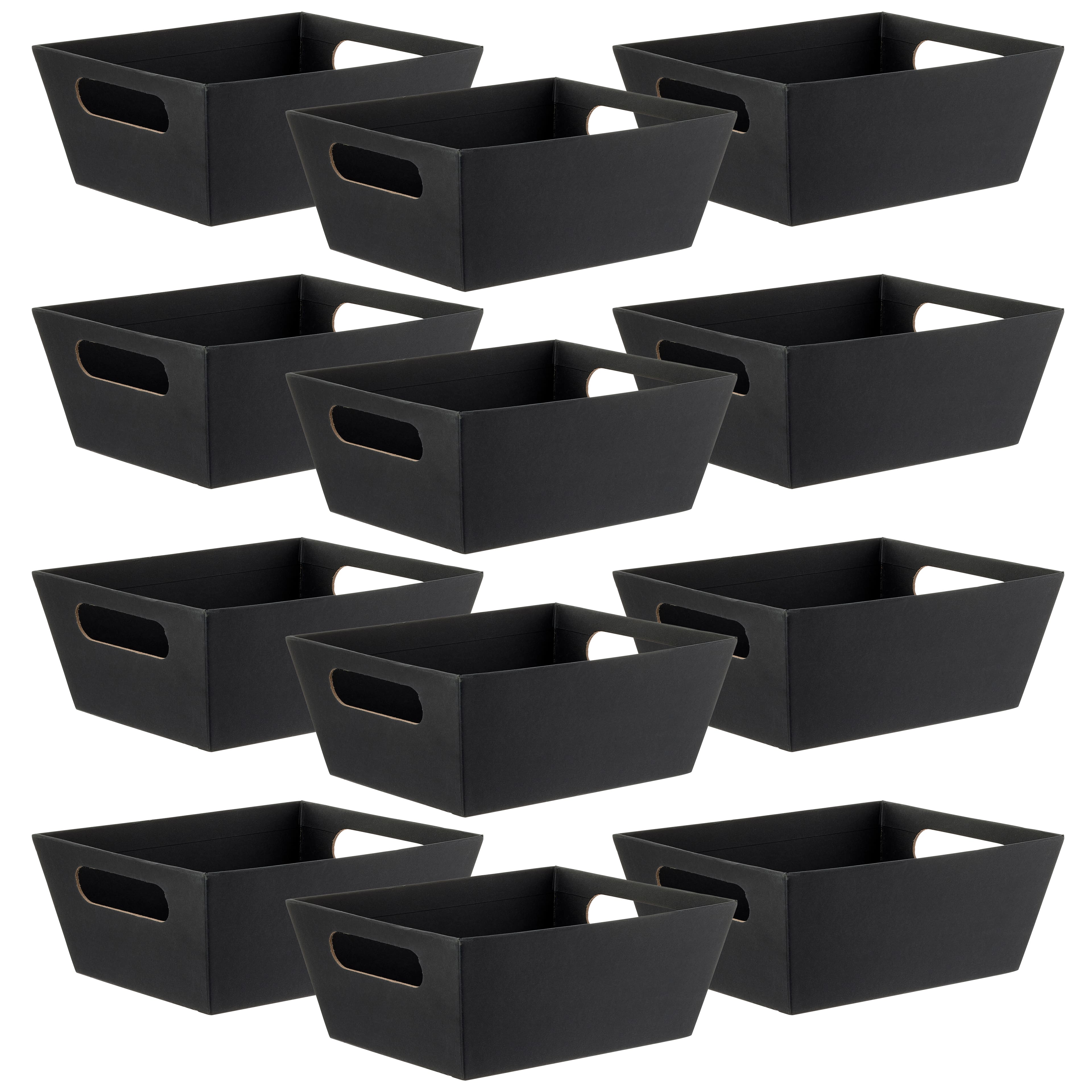 12 Pack: Black Gift Basket with Handles by Celebrate It™