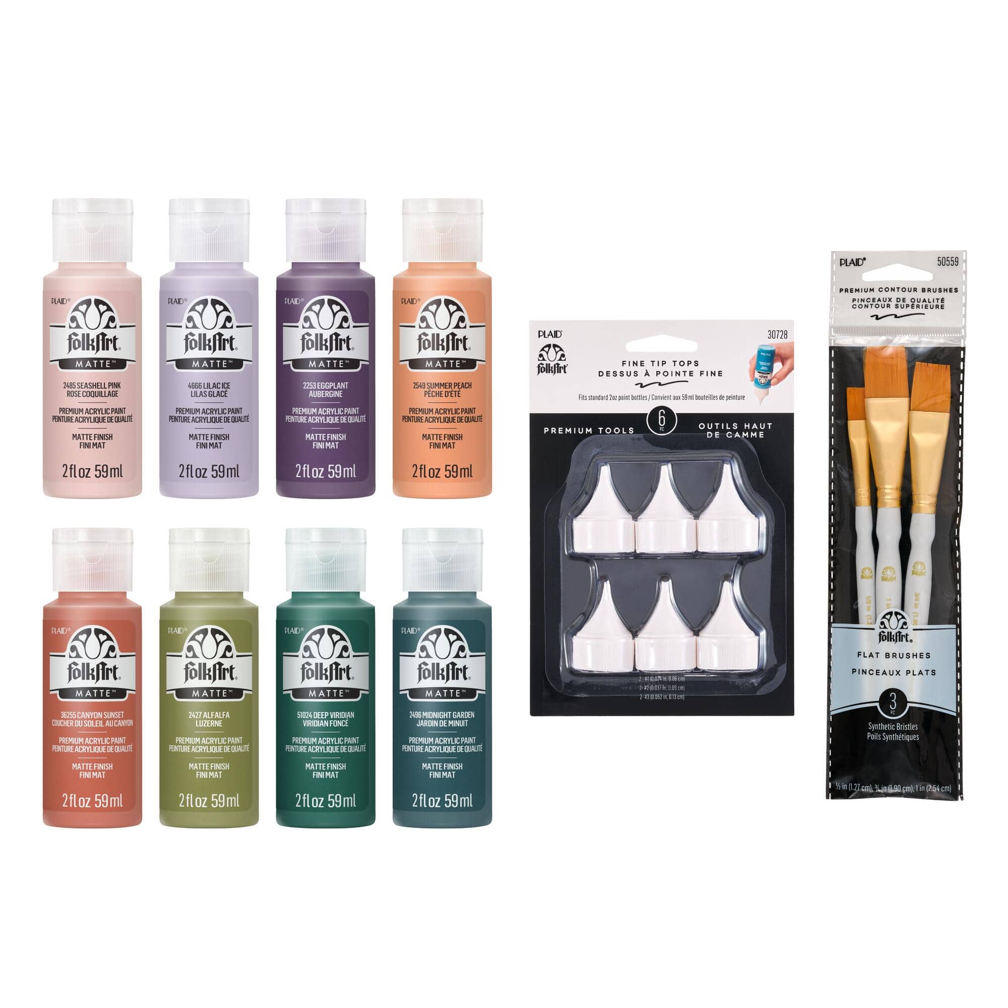 FolkArt® Matte™ Mindful Expressive Paint Kit