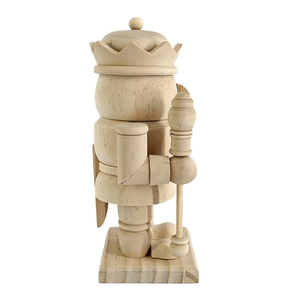7" King DIY Pinewood Nutcracker by Make Market®