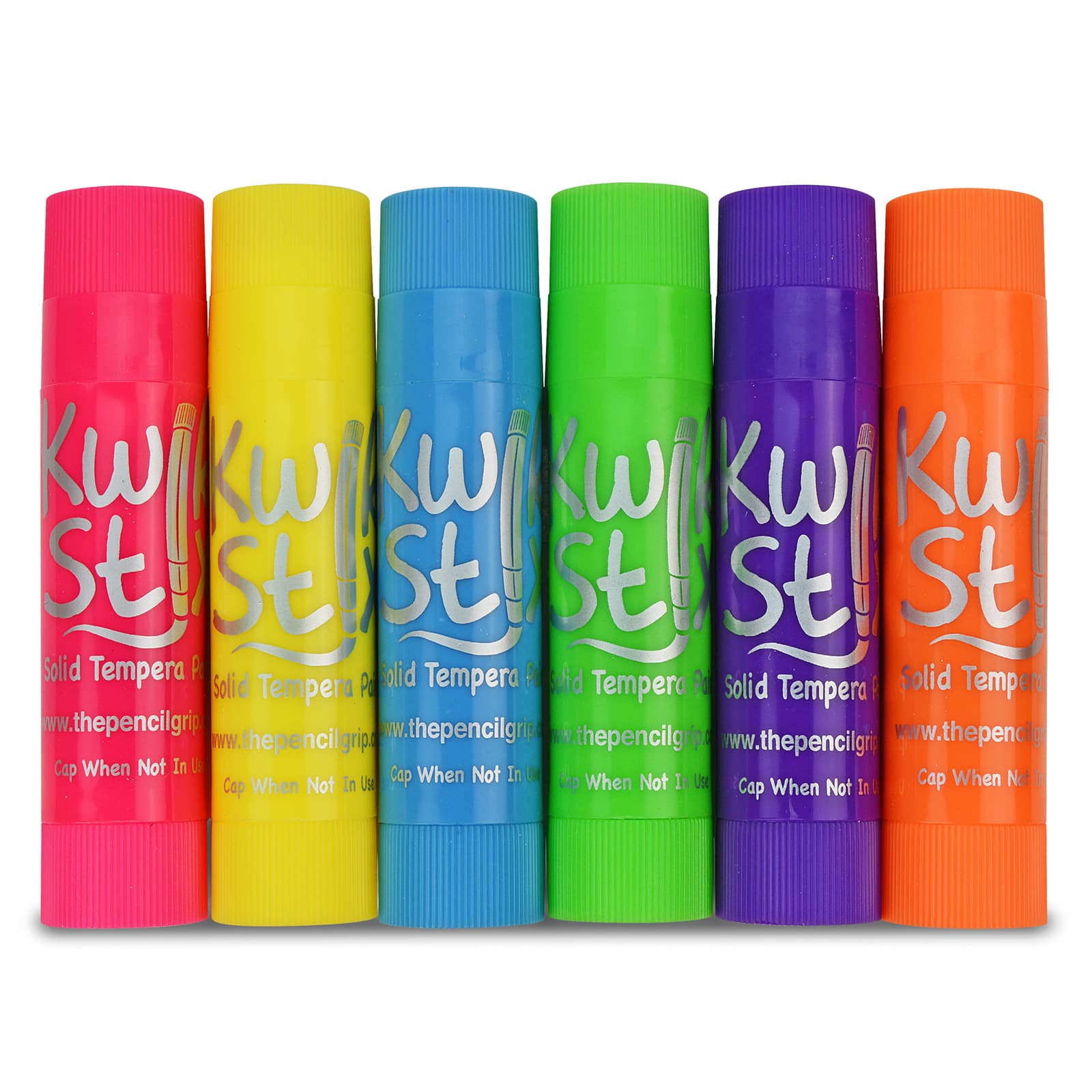 Kwik Stix™ 6 Neon Color Solid Tempera Paint Sticks Set, 6ct.