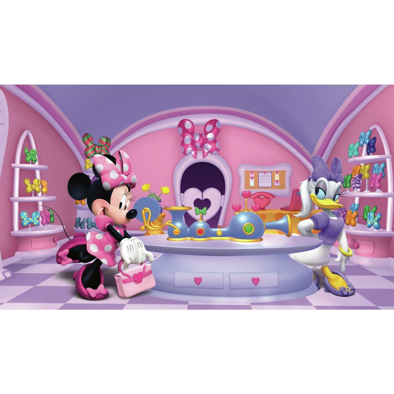 RoomMates Minnie Fashionista Mural