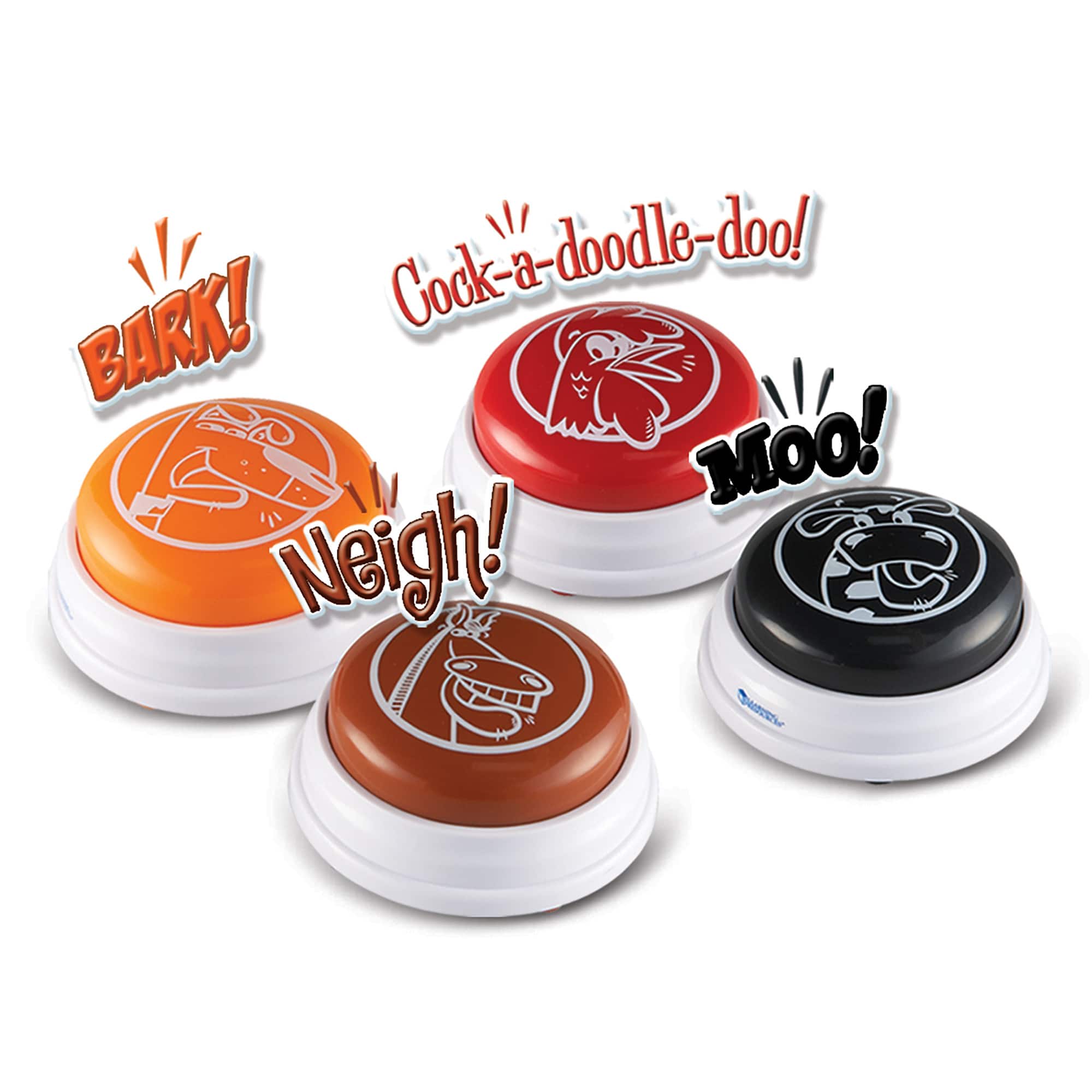 Learning Resources Barnyard Answer Buzzers, 4 ct.
