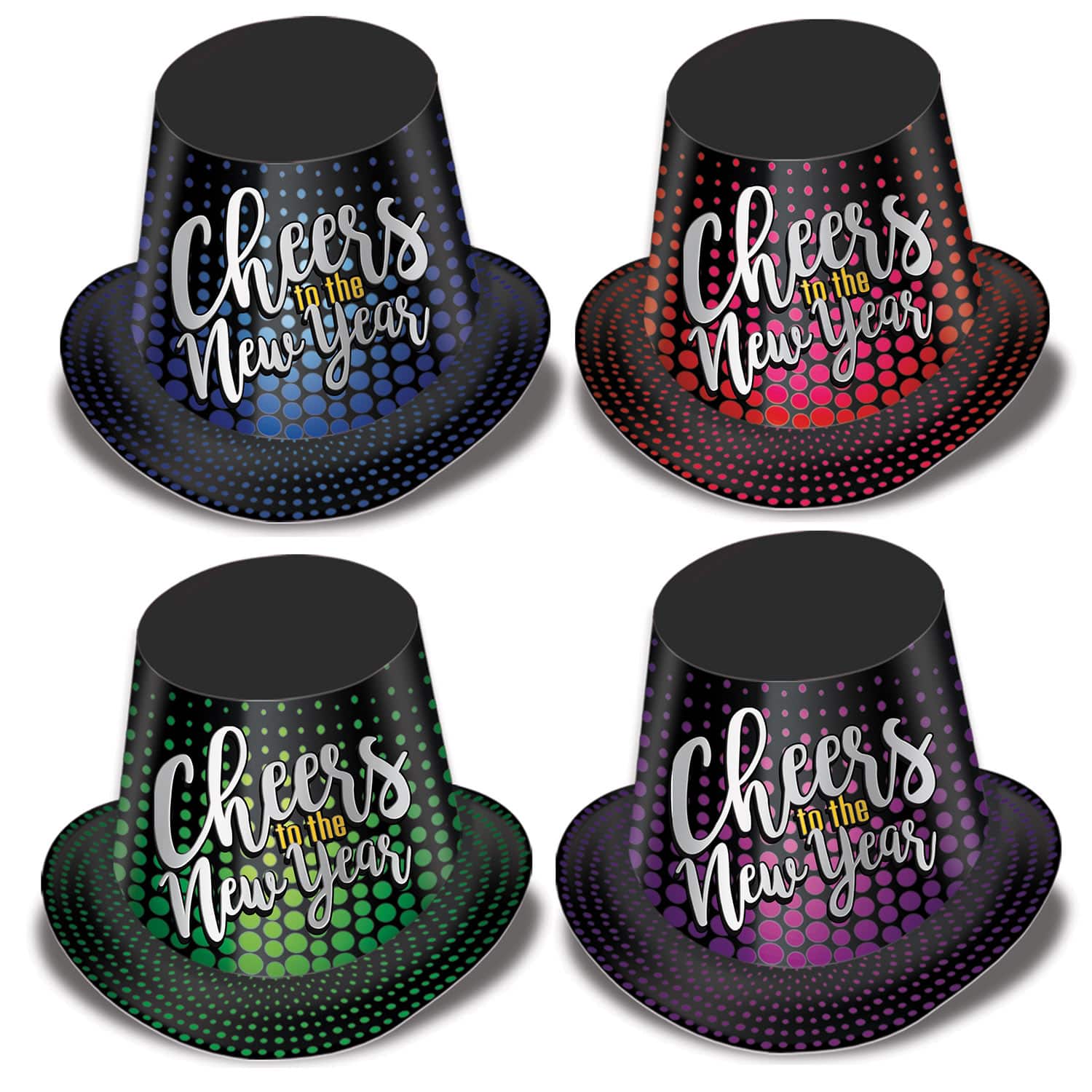 Beistle Cheers To The New Year Hi-Hats, 25ct.