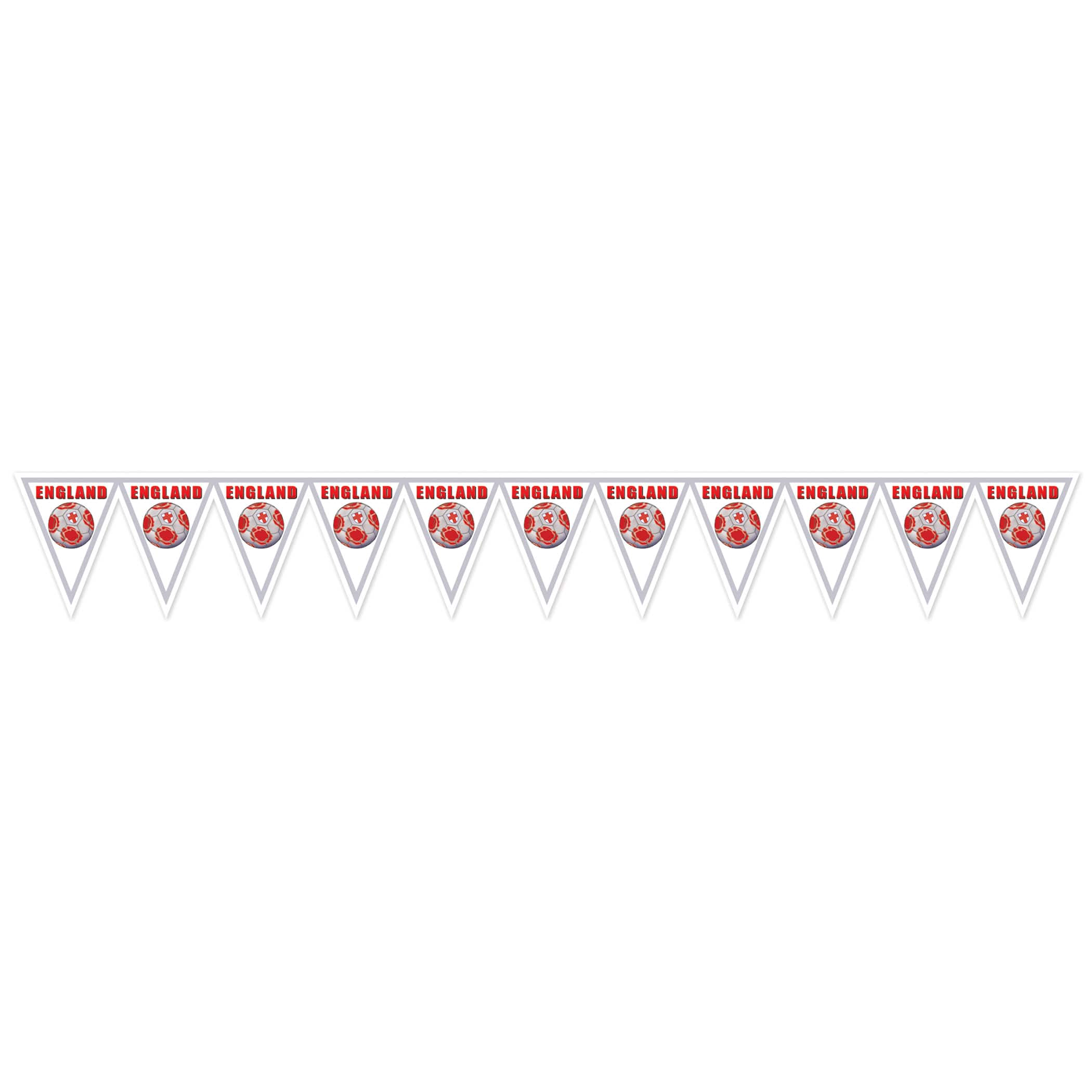 11" x 6.5ft. England Soccer Pennant Banner