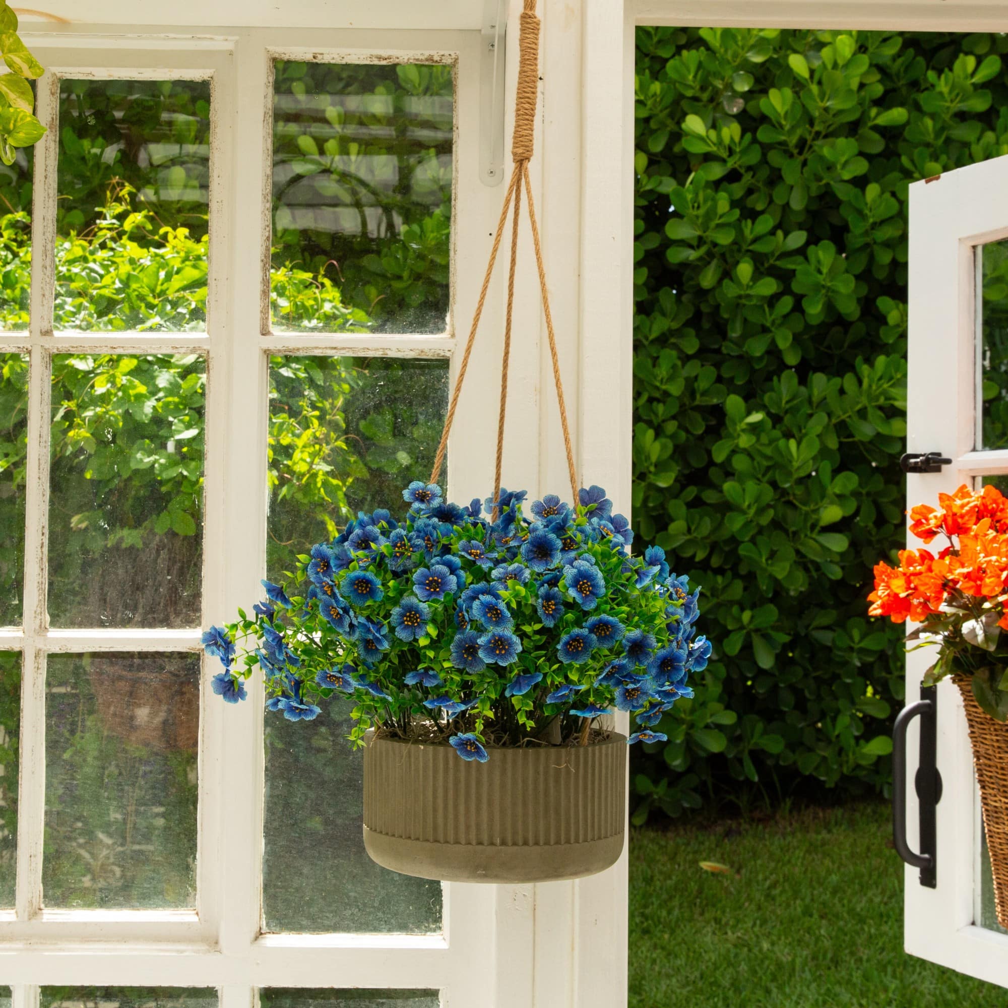 13" UV Resistant Artificial Daisy Bushes, 12ct.