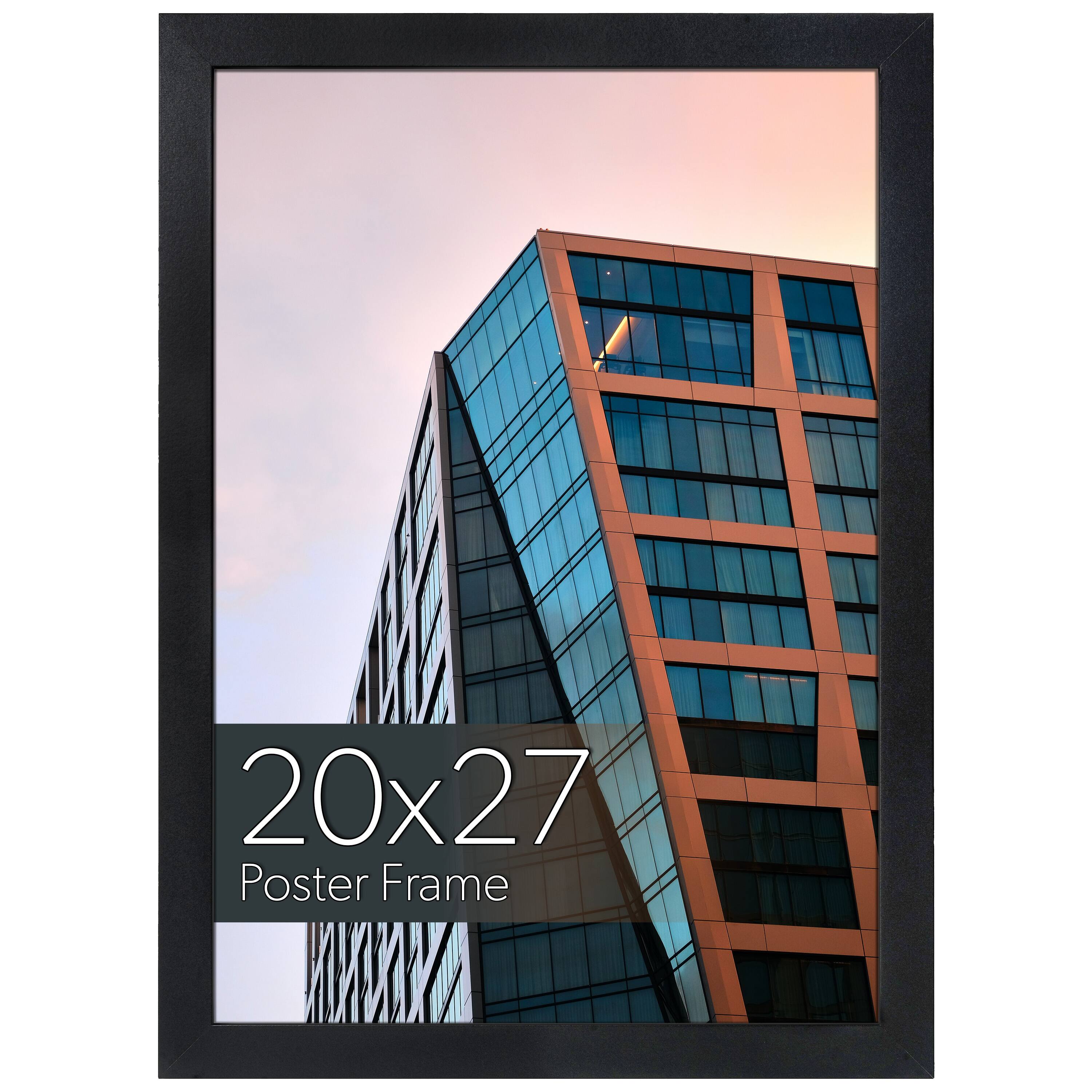 WallsThatSpeak Vertically or Horizontally Hanging Black Picture Frame, 6ct.