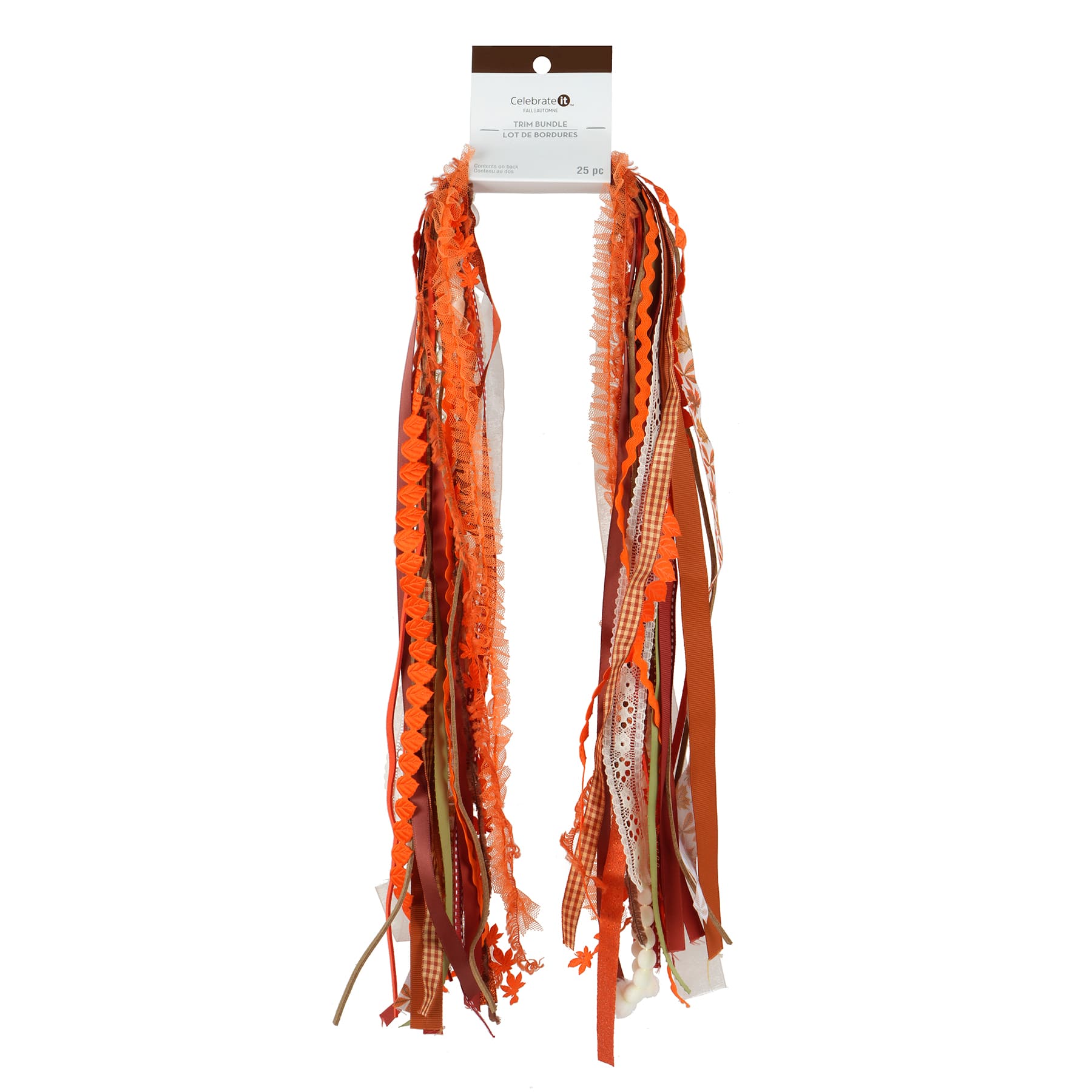 Orange & White Fall Trim Bundle, 25ct. by Celebrate It™