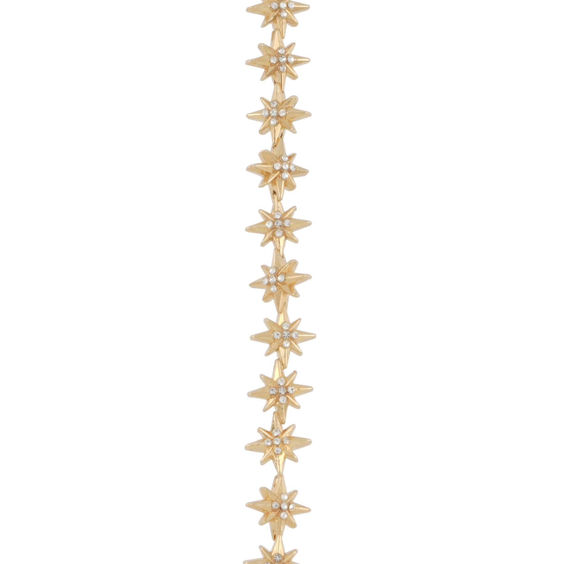 12 Packs: 18 ct. (216 total) Gold Metal Star Beads, 11mm by Bead Landing™