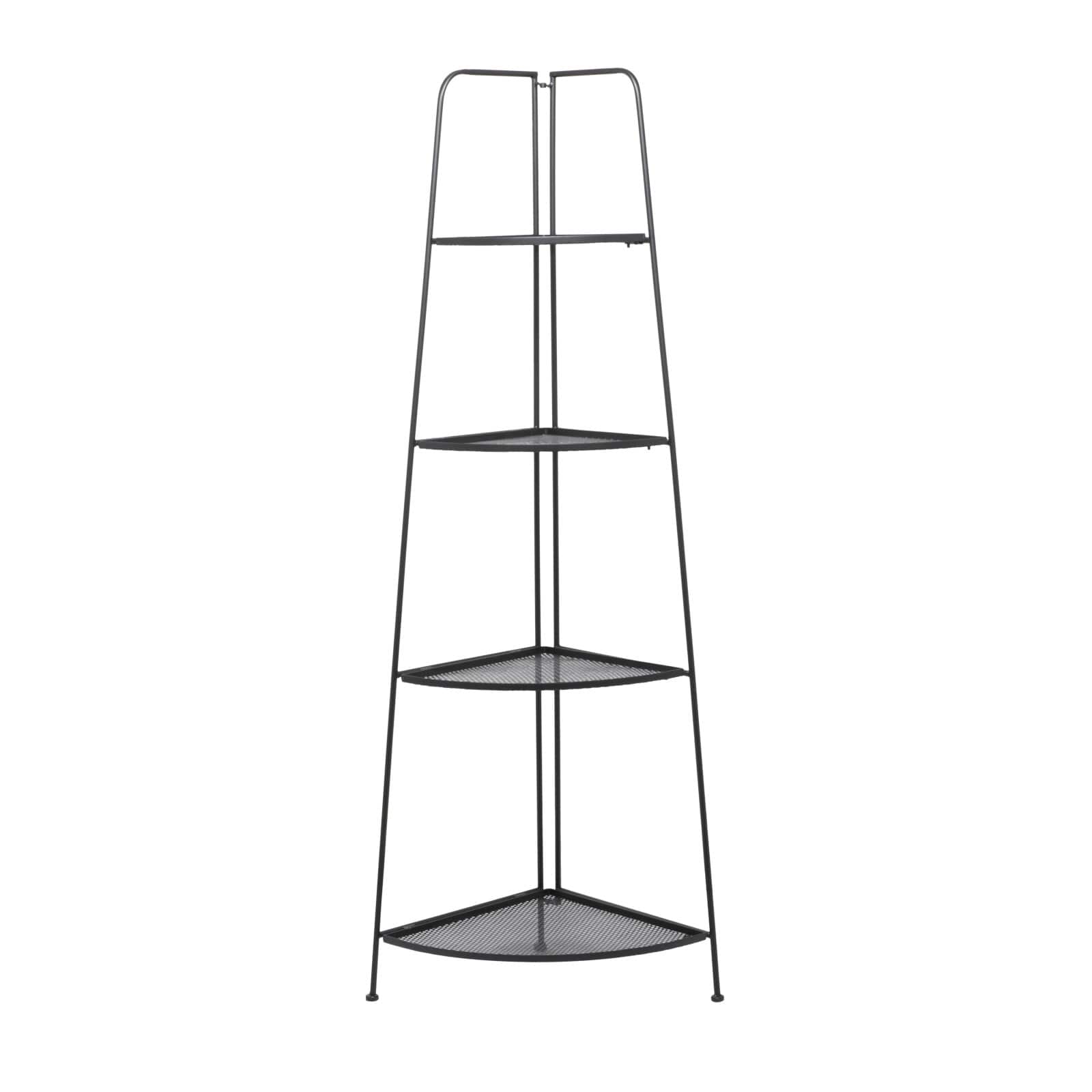 Black Iron Contemporary Bakers Rack, 27" x 22" x 16"