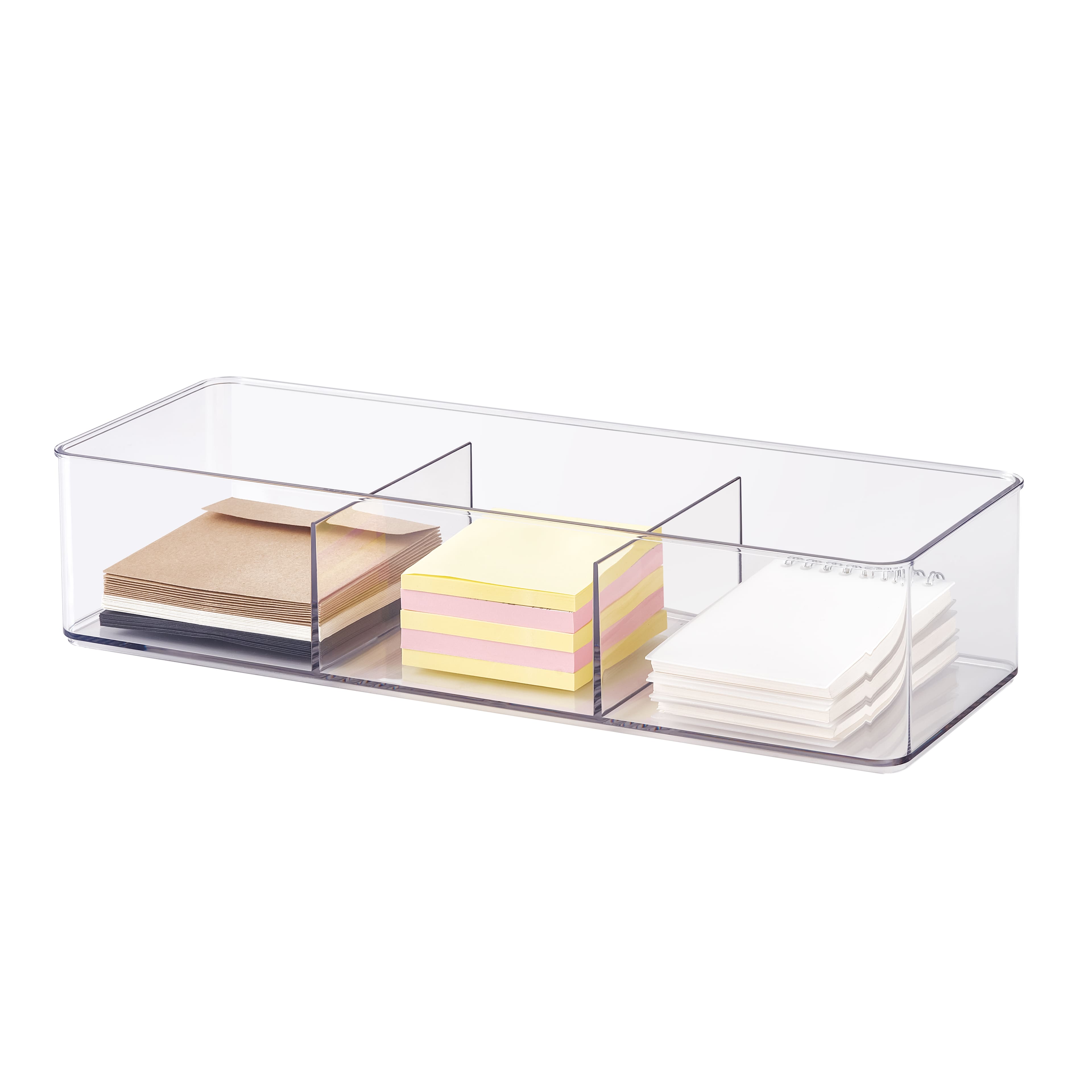 18 Pack: 3-Slot Storage Organizer Bin by Simply Tidy™