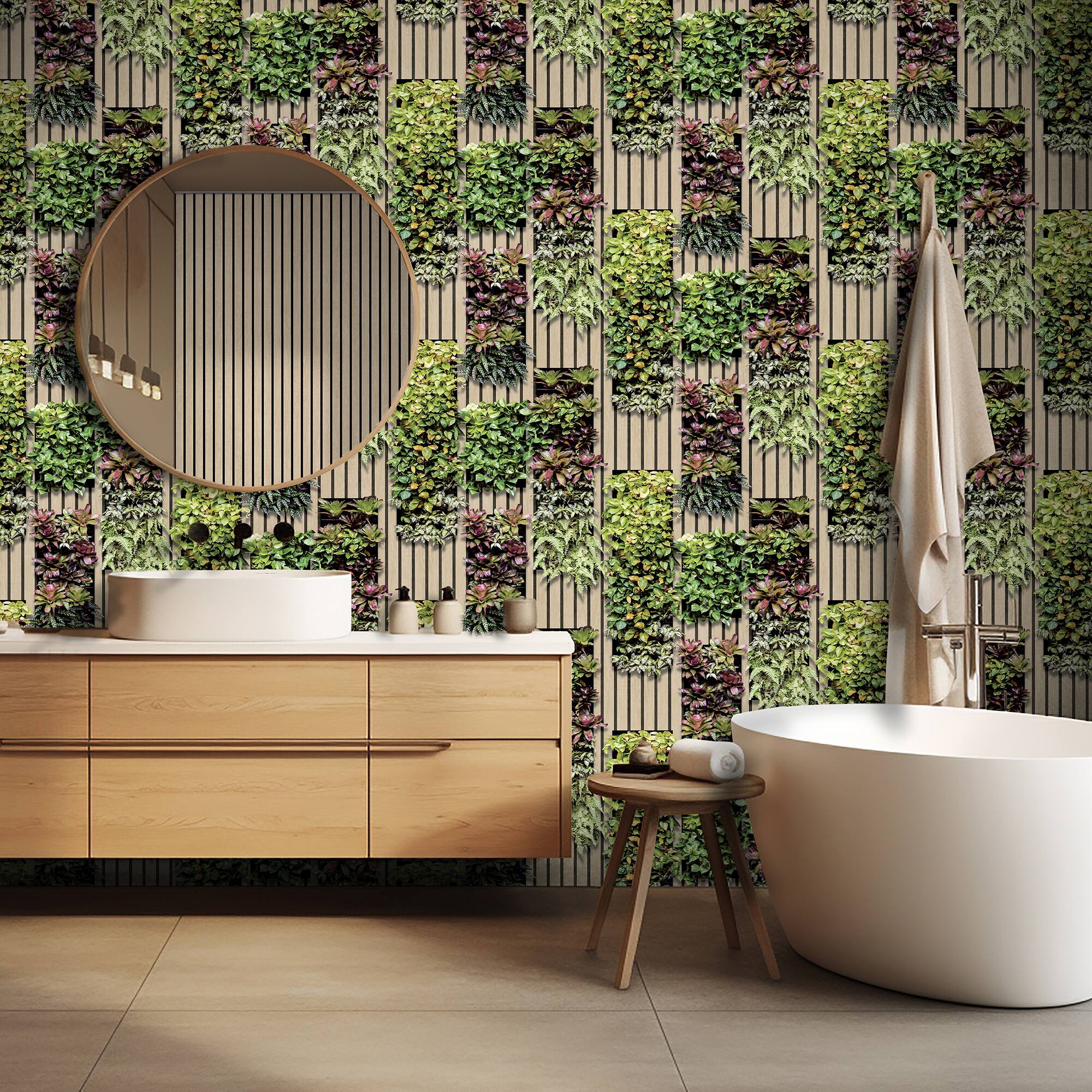 Designs Direct Photoreal Vertical Garden Wallpaper
