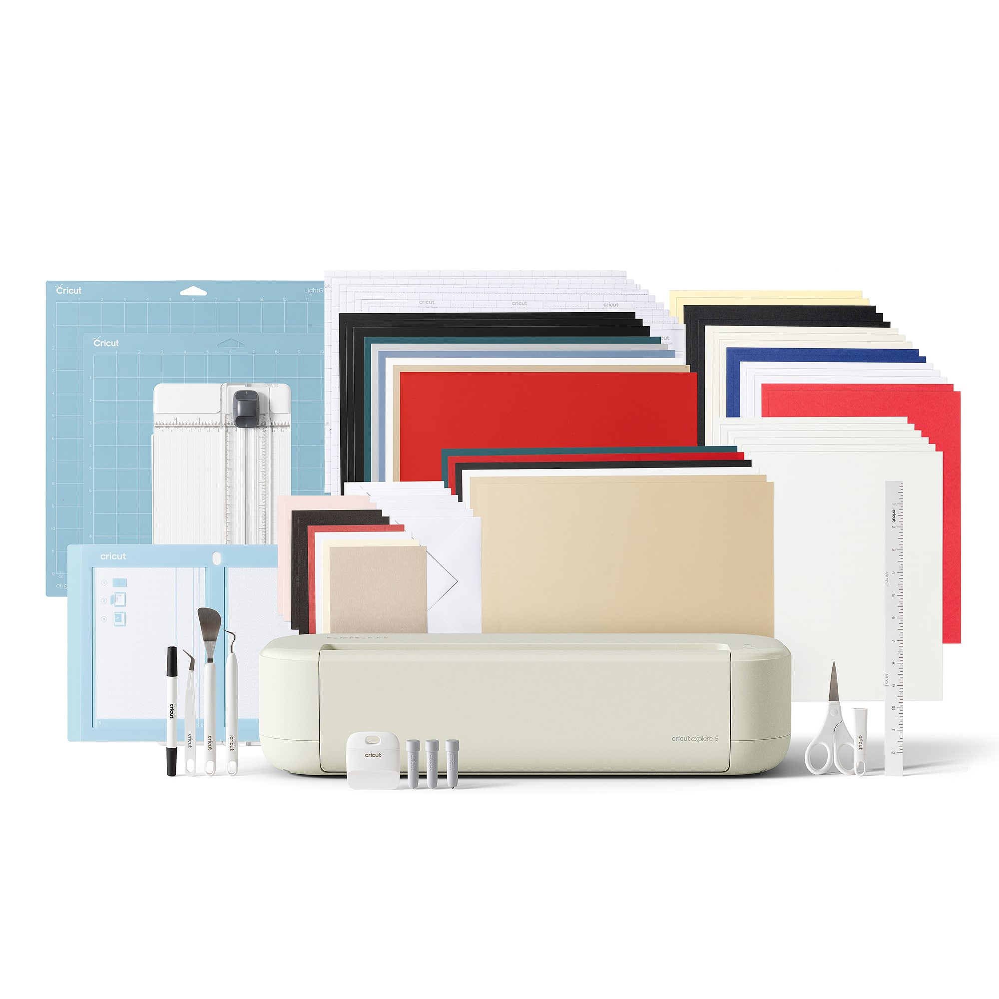Cricut Explore® 5 Taupe + Deluxe Bundle