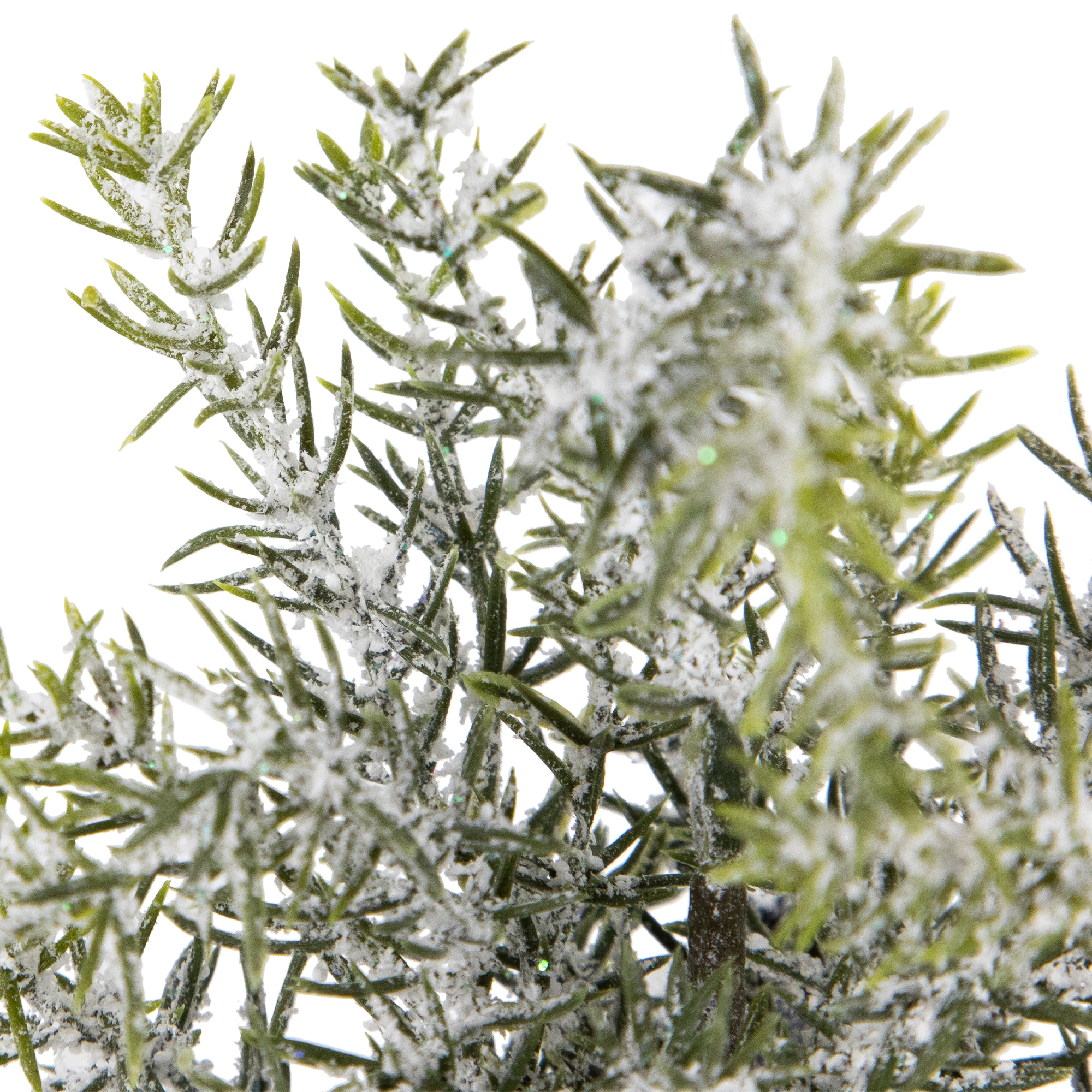 10" Unlit Mini Frosted Pine Artificial Christmas Tree Set