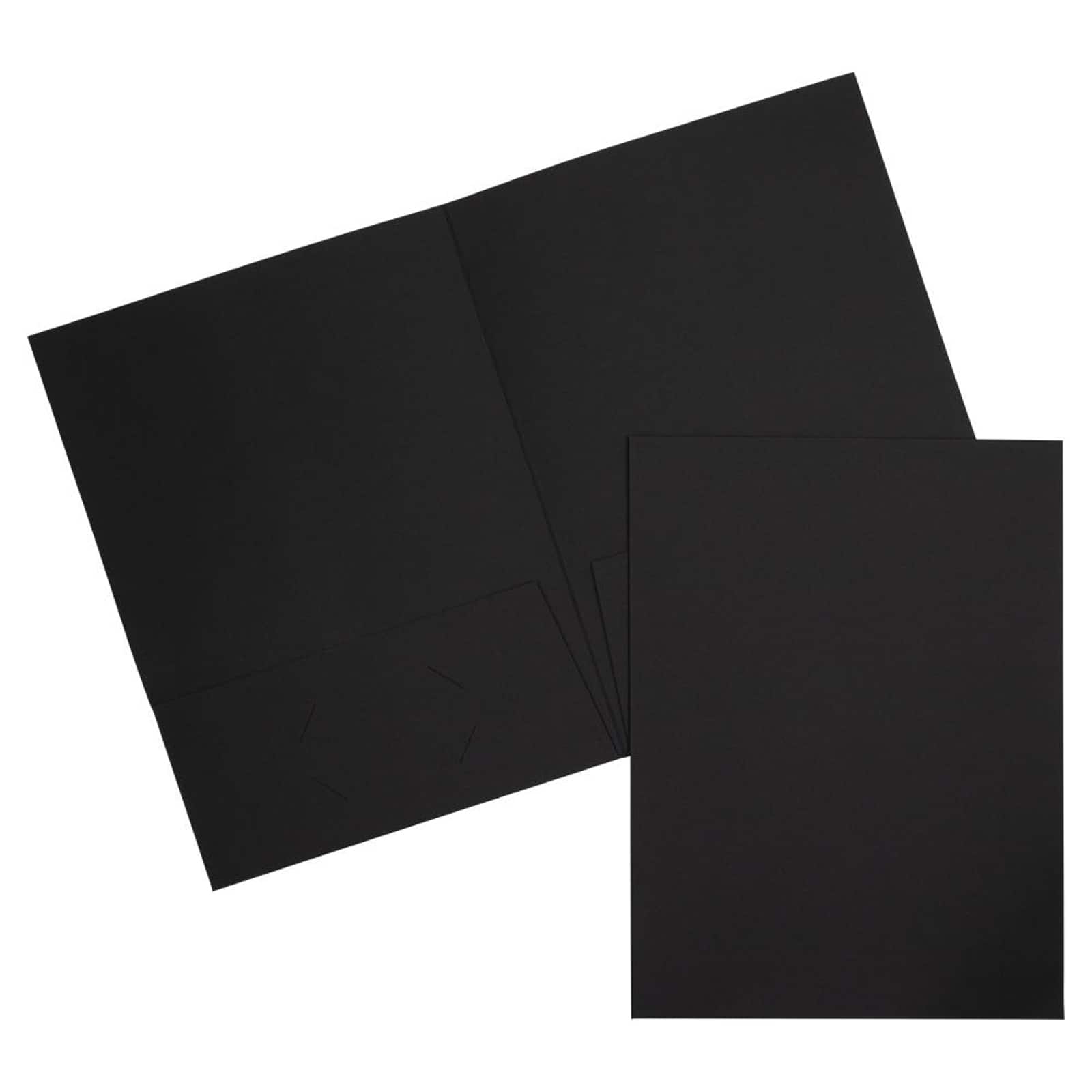 JAM Paper 9.5" x 11.5" 2-Pocket Linen Folders, 6ct.