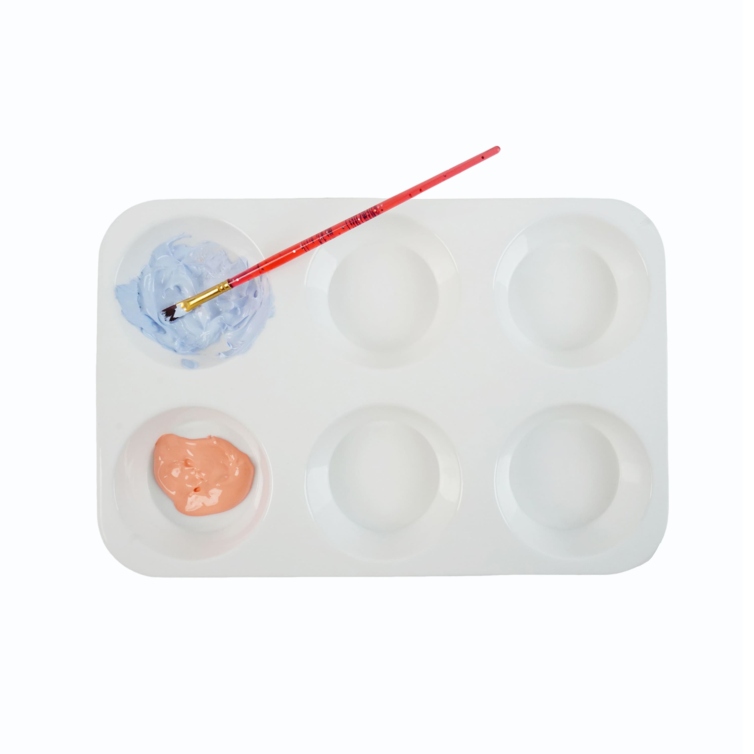 12 Pack: Deep 6-Well Plastic Palette by Artist's Loft®