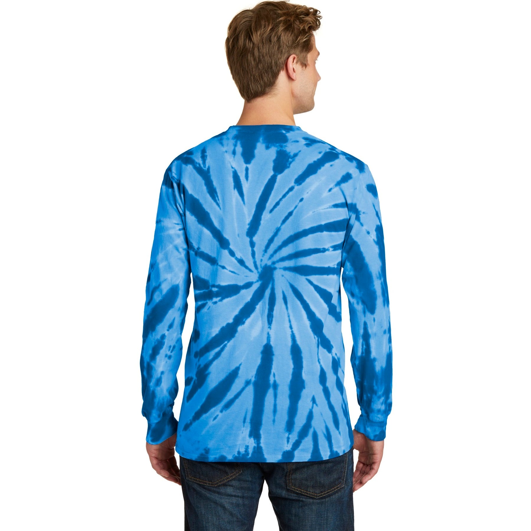 Port & Company® Long Sleeve Tie-Dye Adult T-Shirt