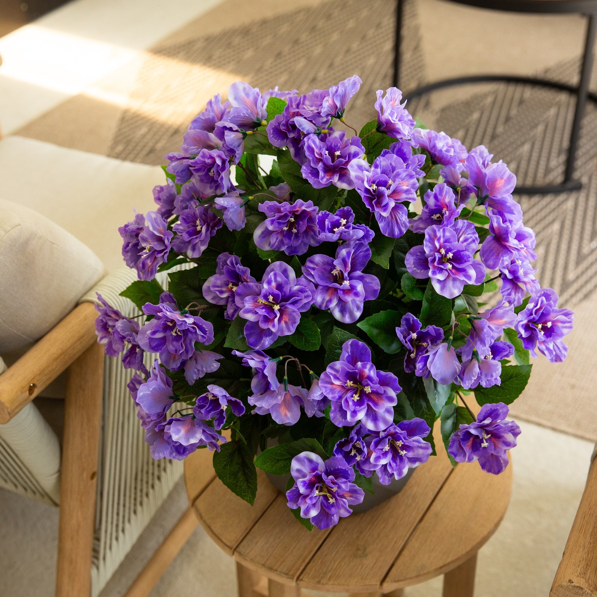 19" UV Resistant Artificial Azalea Bushes, 3ct.