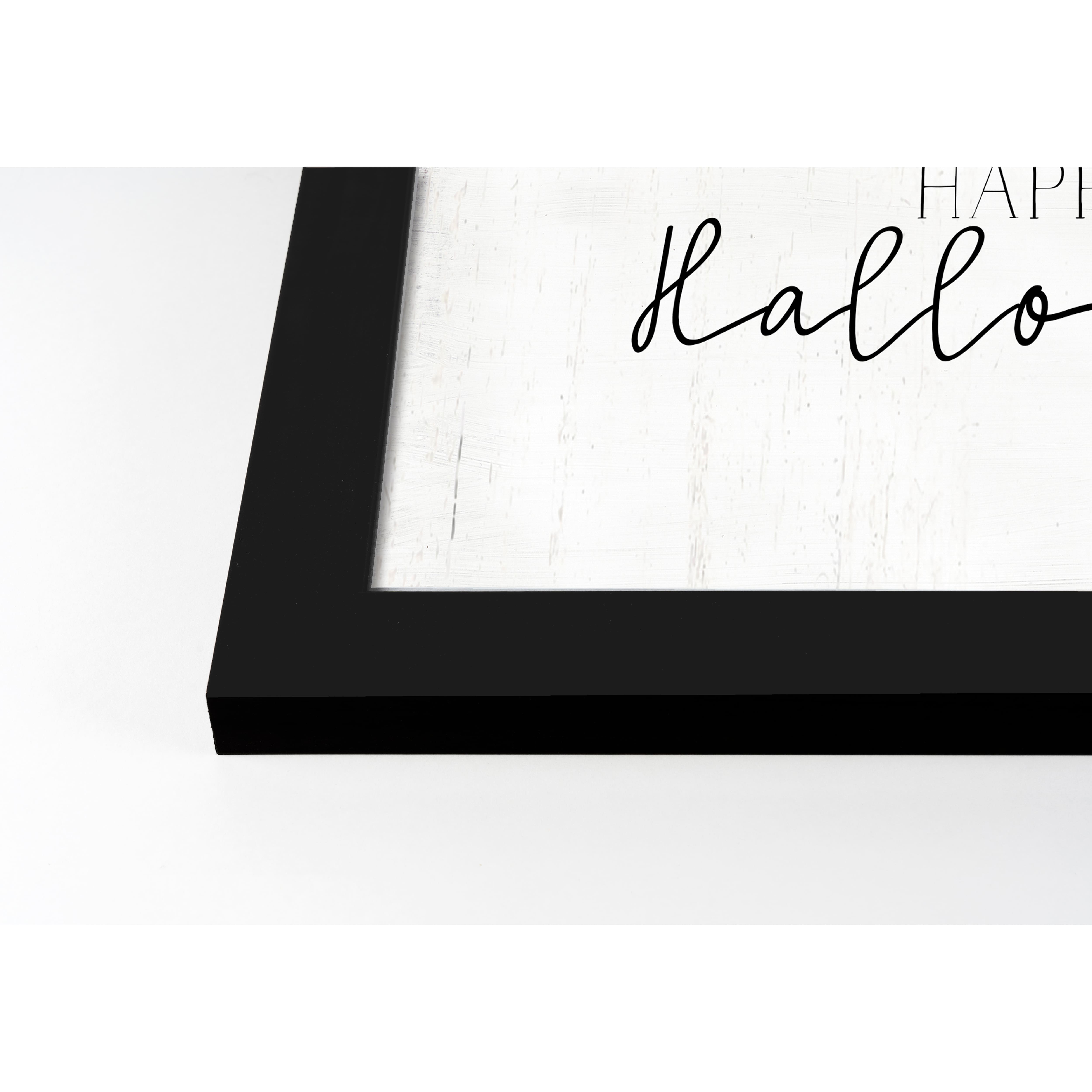 Pumpkins Halloween Print in Black Frame