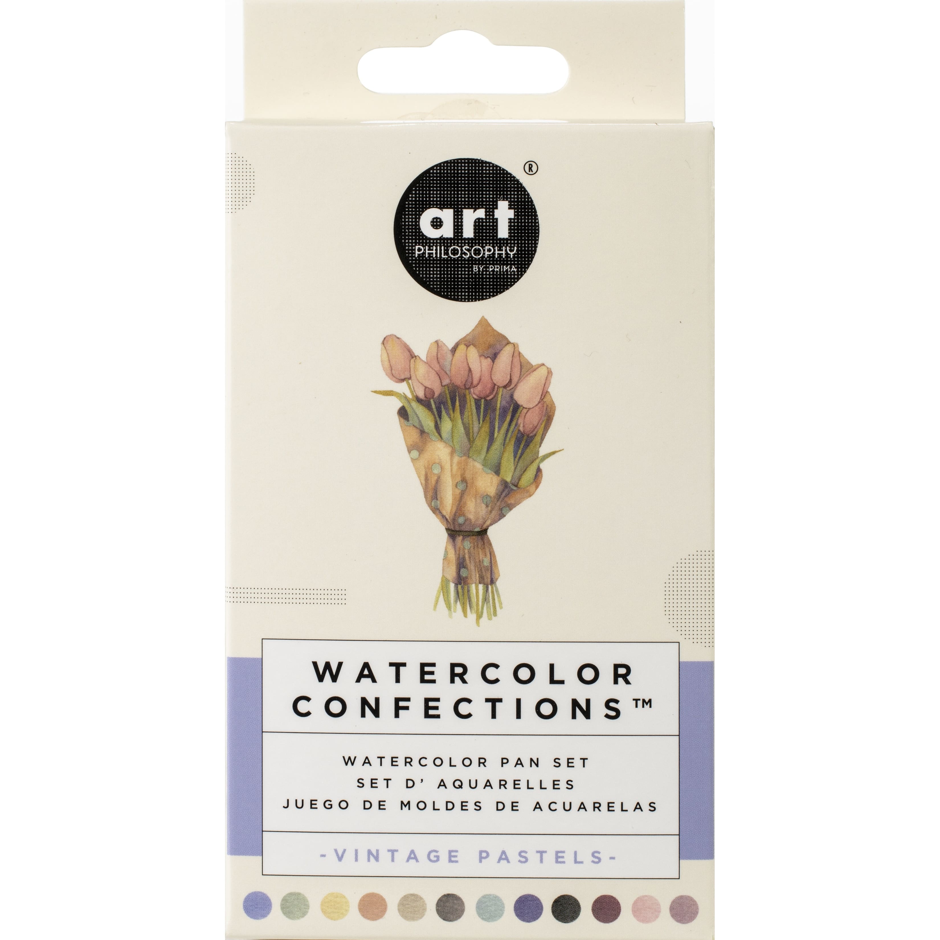 Prima® Watercolor Confections Vintage Pastel Watercolor Pans