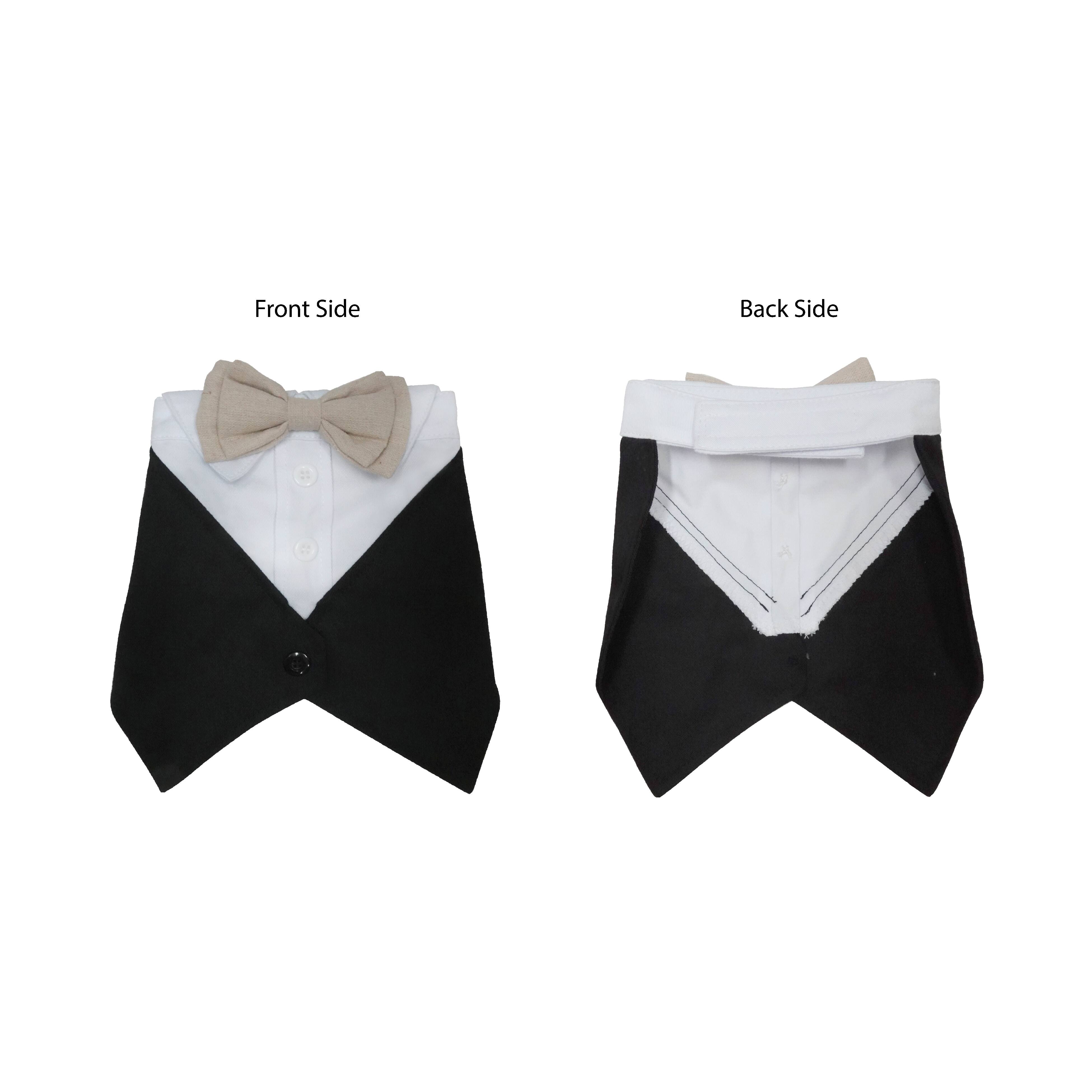 Best Furry Friends Rustic Tuxedo Dog Collar