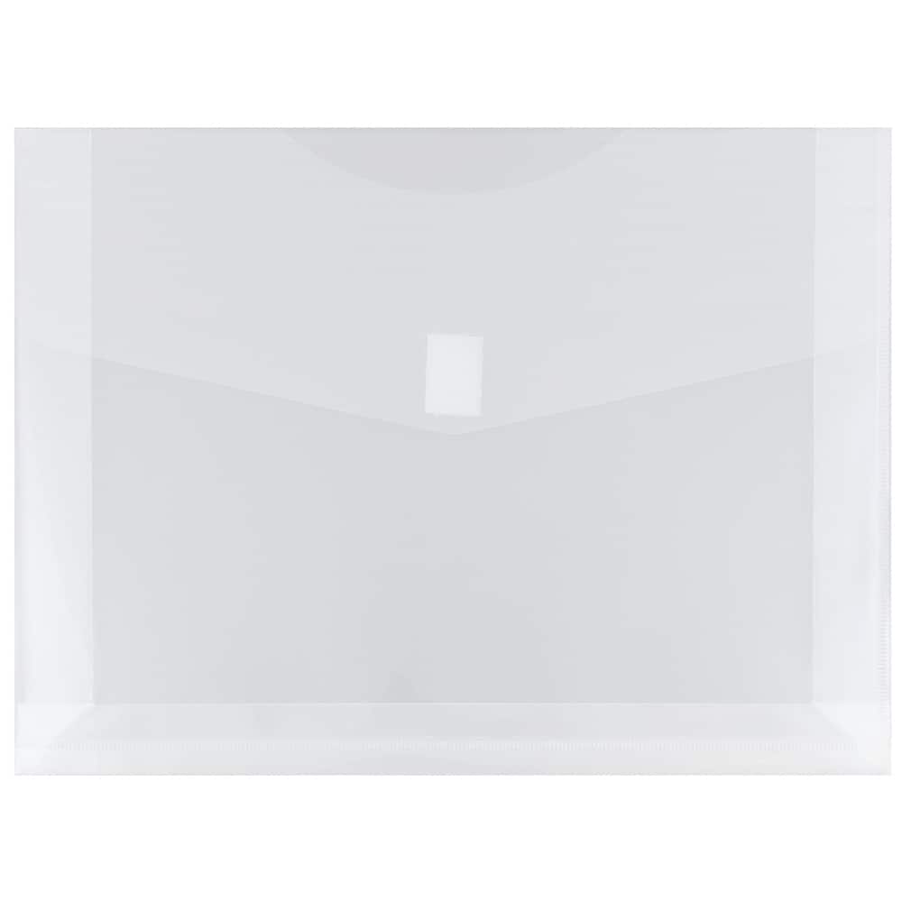 JAM Paper 9.75" x 13" Plastic Hook & Loop Closure Envelopes, 12ct.