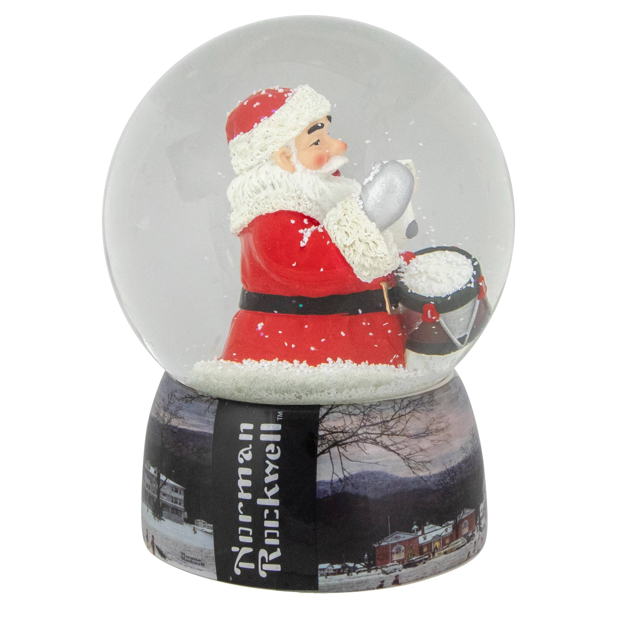6.5" Norman Rockwell A Drum for Tommy Christmas Snow Globe