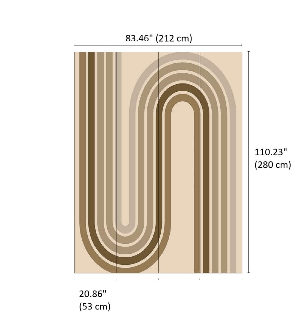Designs Direct Groove Arches Wall Mural