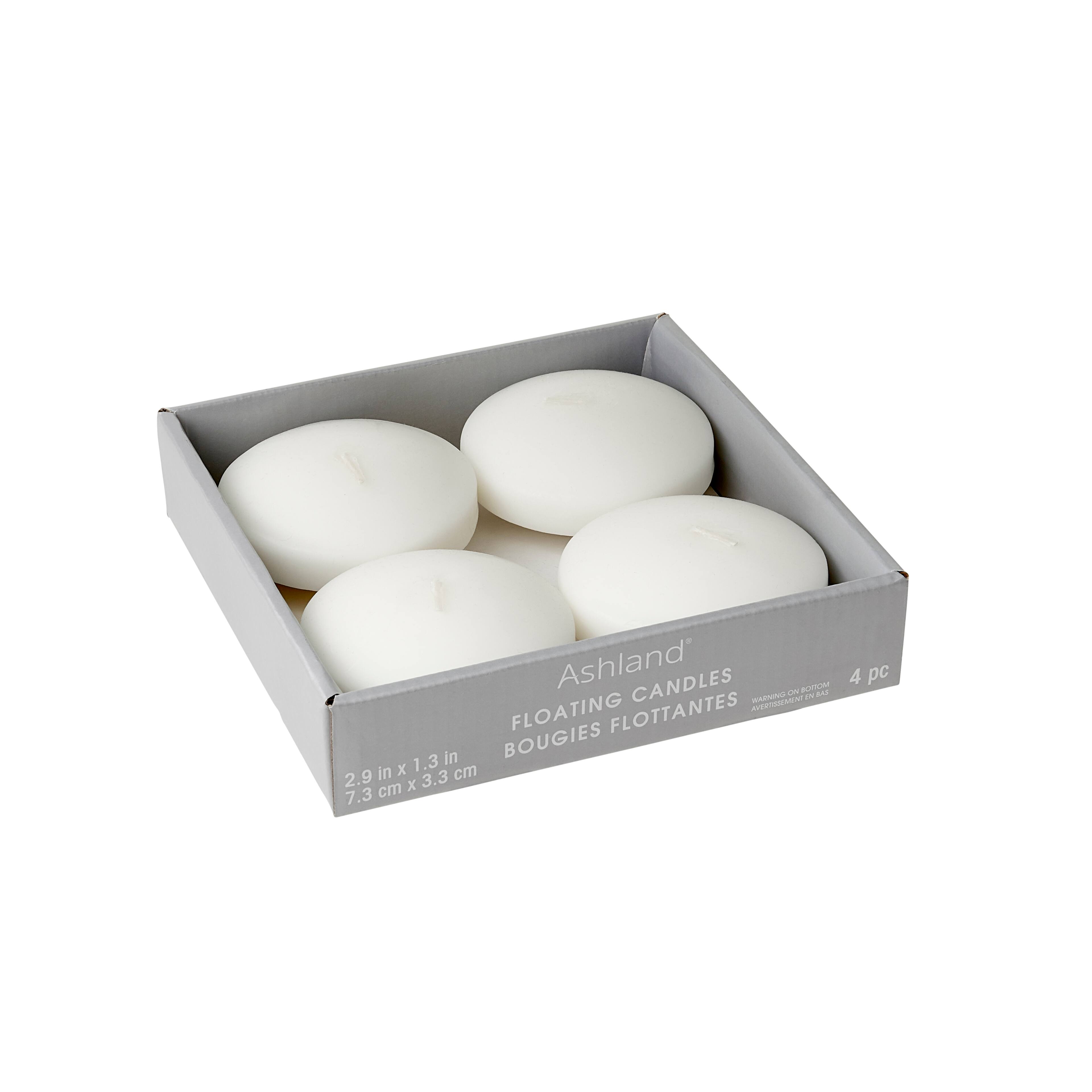 Basic Elements™ White Floating Candles, 4ct. by Ashland®
