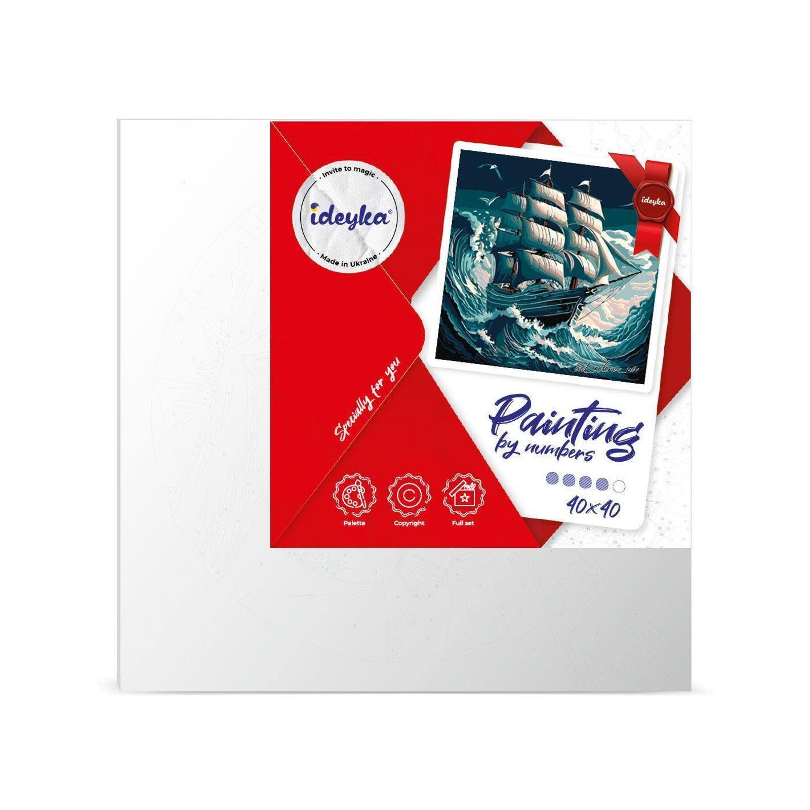 Ideyka Storm on the Sea Painting by Numbers Kit