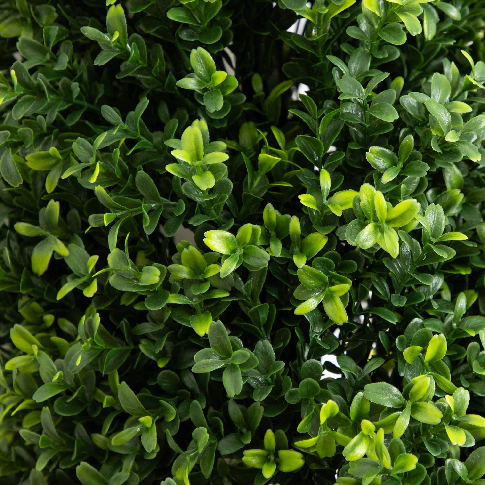 4ft. UV Resistant Artificial Boxwood Plant with Integrated Ground Stake (Indoor/Outdoor) - Set of 2