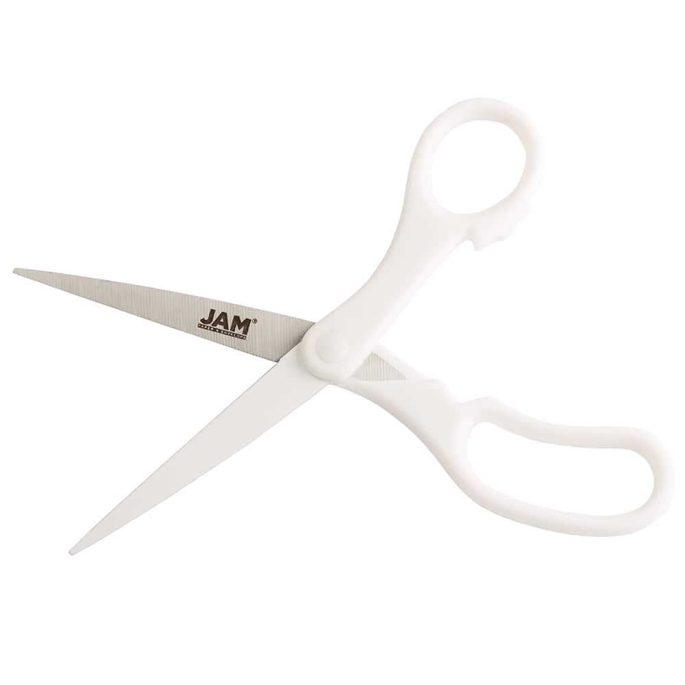JAM Paper 8" Ergonomic Multi-Purpose Precision Scissors