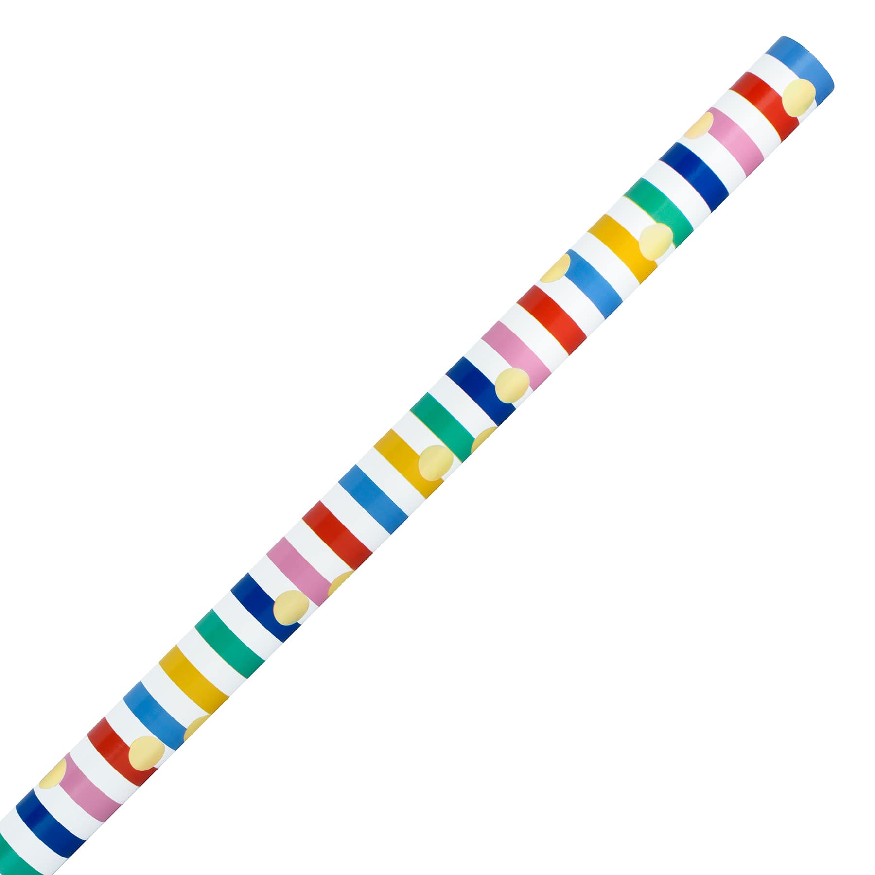 Stripes & Gold Dots Gift Wrap by Celebrate It™