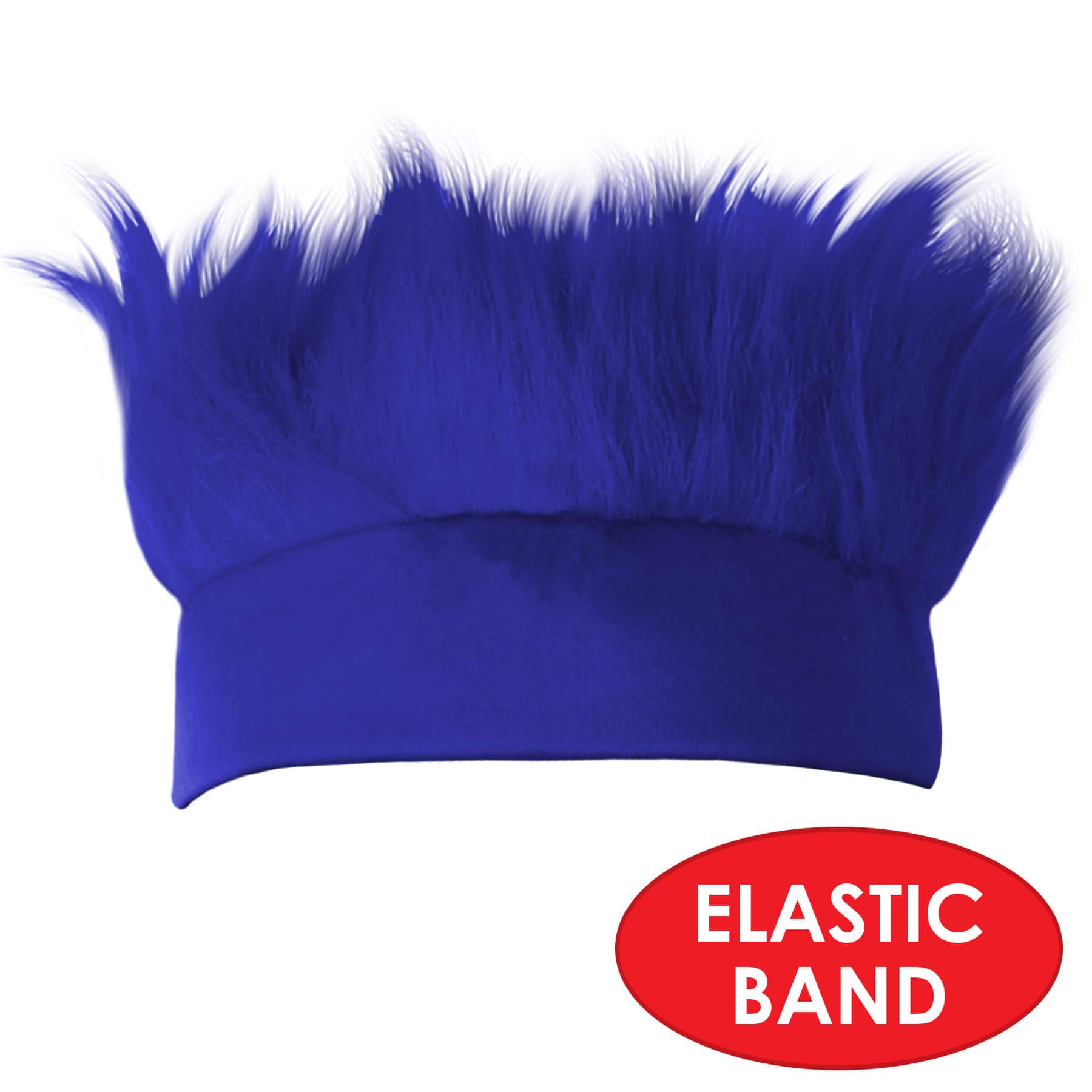 Beistle Adult Blue Hairy Headbands, 2ct.