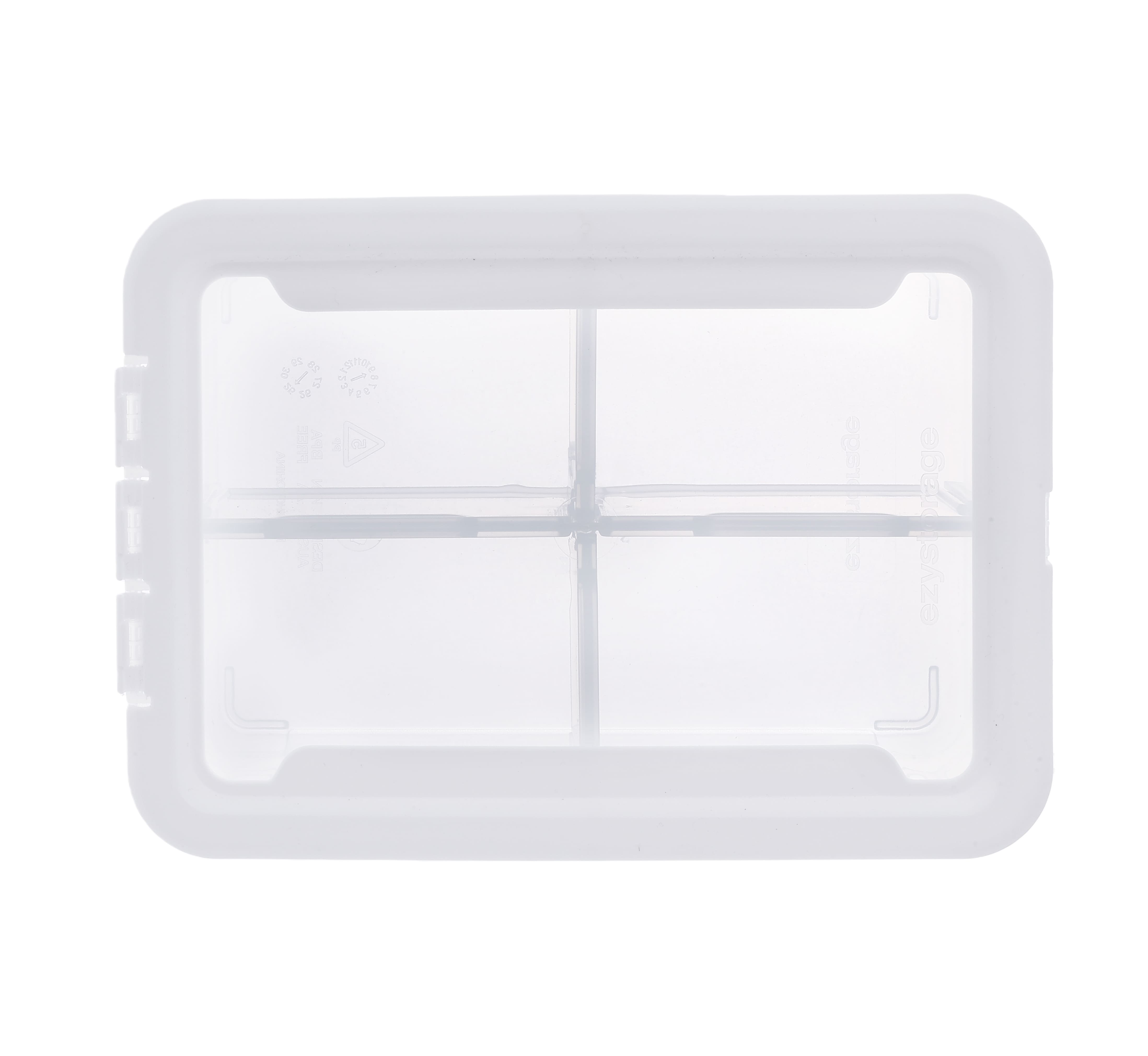 Ezy Storage 4-Compartment Storage Box