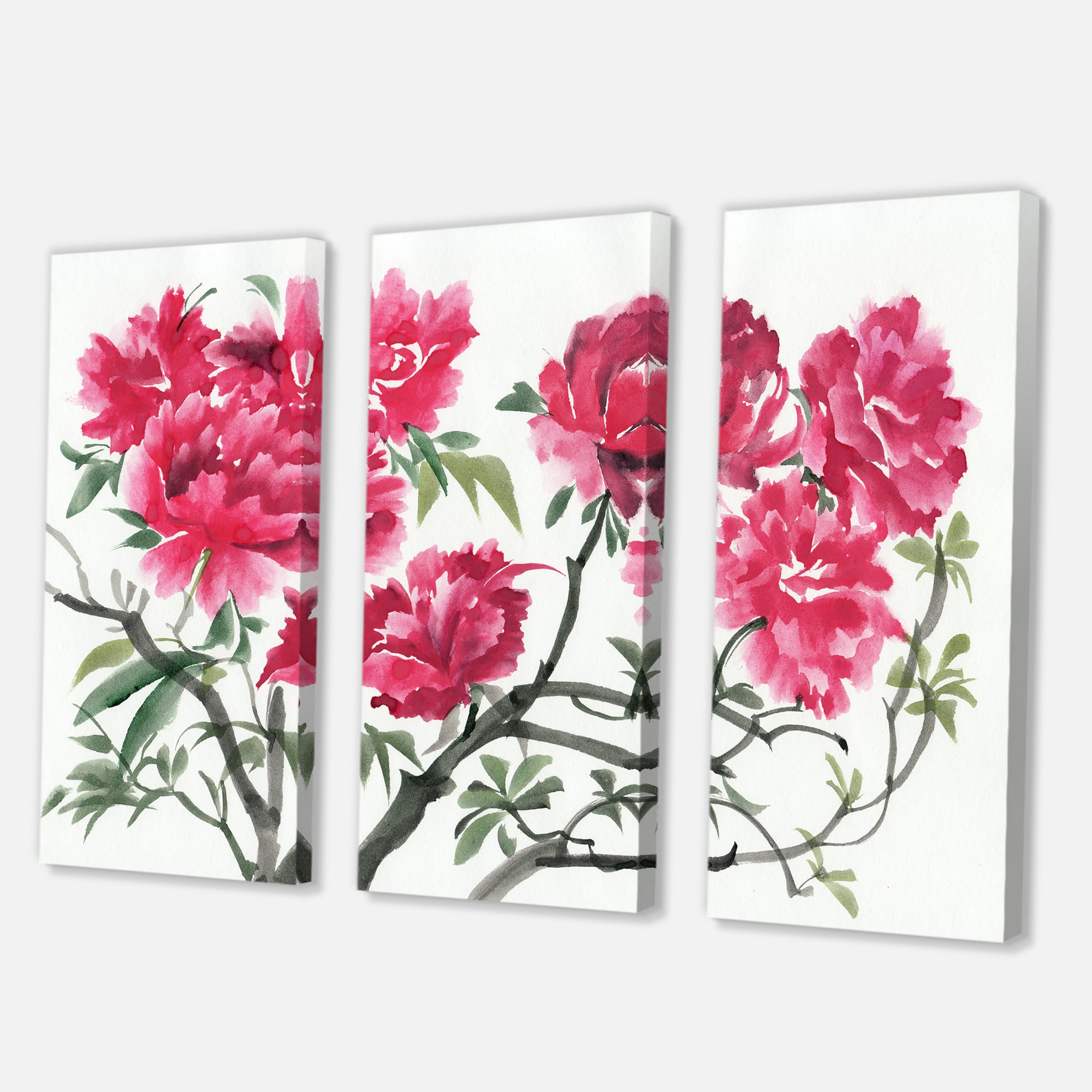 Designart - Vintage Purple Azalea Flower
