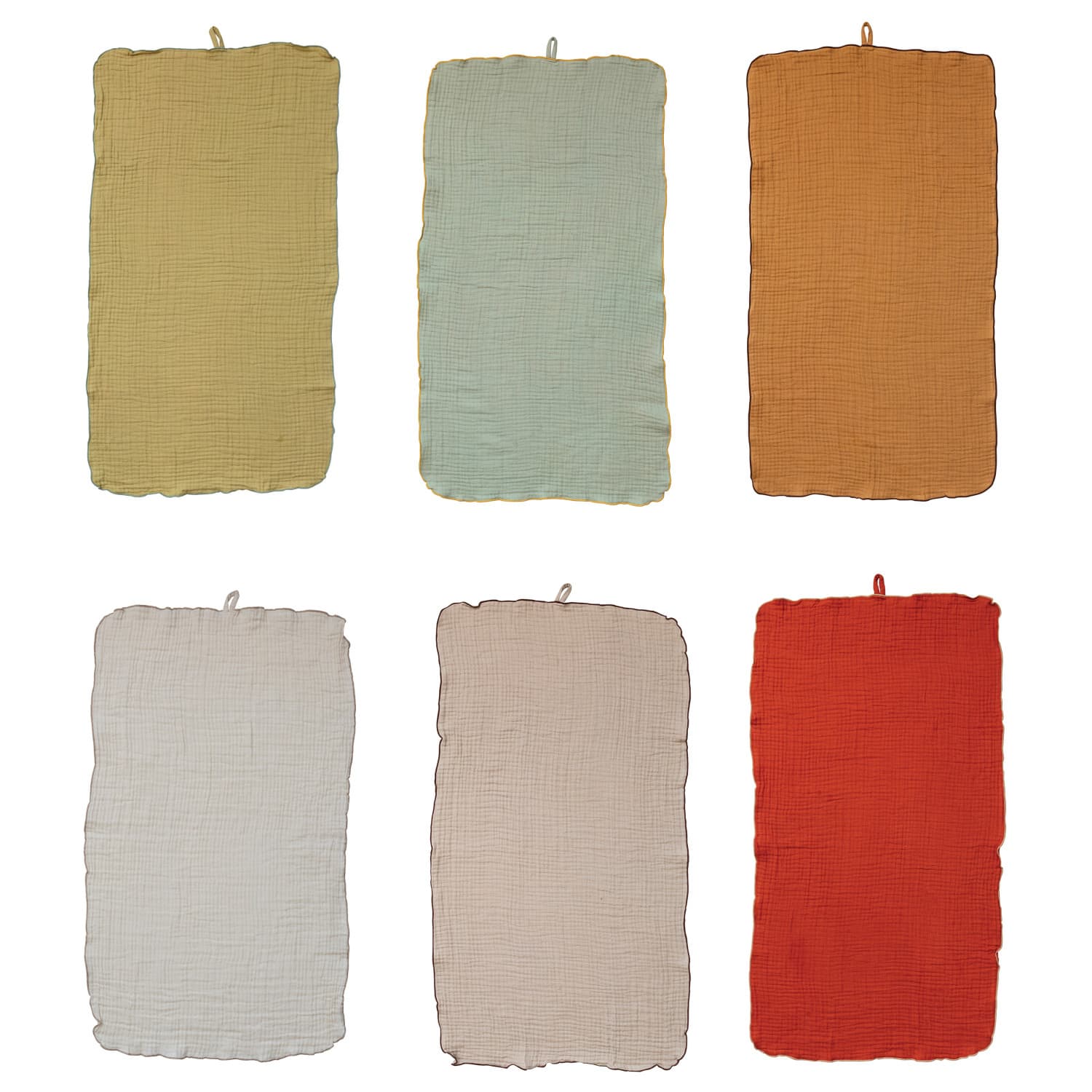 Hello Honey® Woven Cotton Double Cloth Tea Towels Set