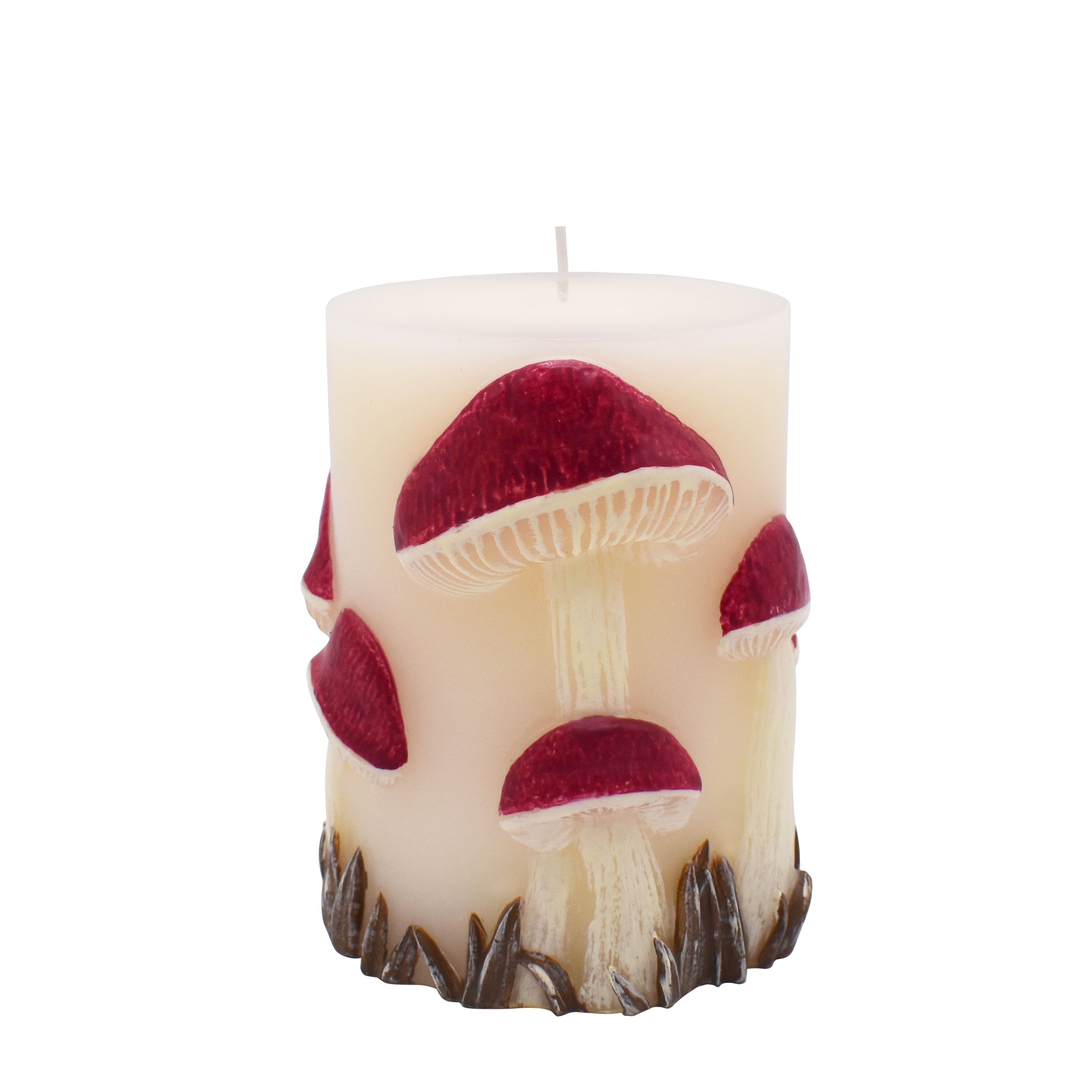3" x 4" Mushroom Unscented Pillar Candle by Ashland®