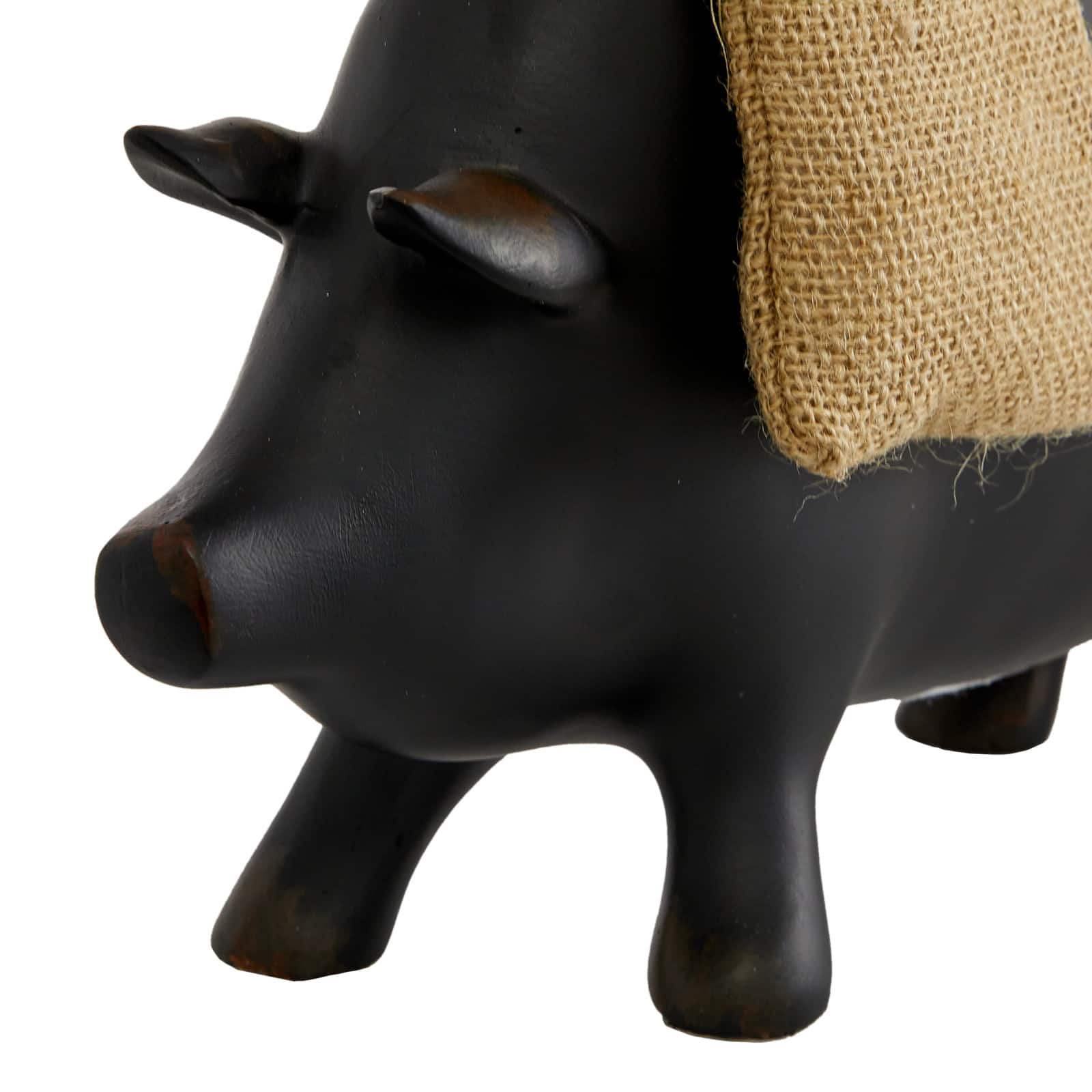 14" Black Farmhouse Pig Chalkboard Tabletop Sign