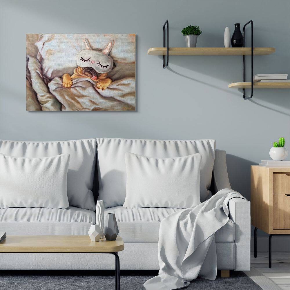 Stupell Industries Dog Nap Wall Art