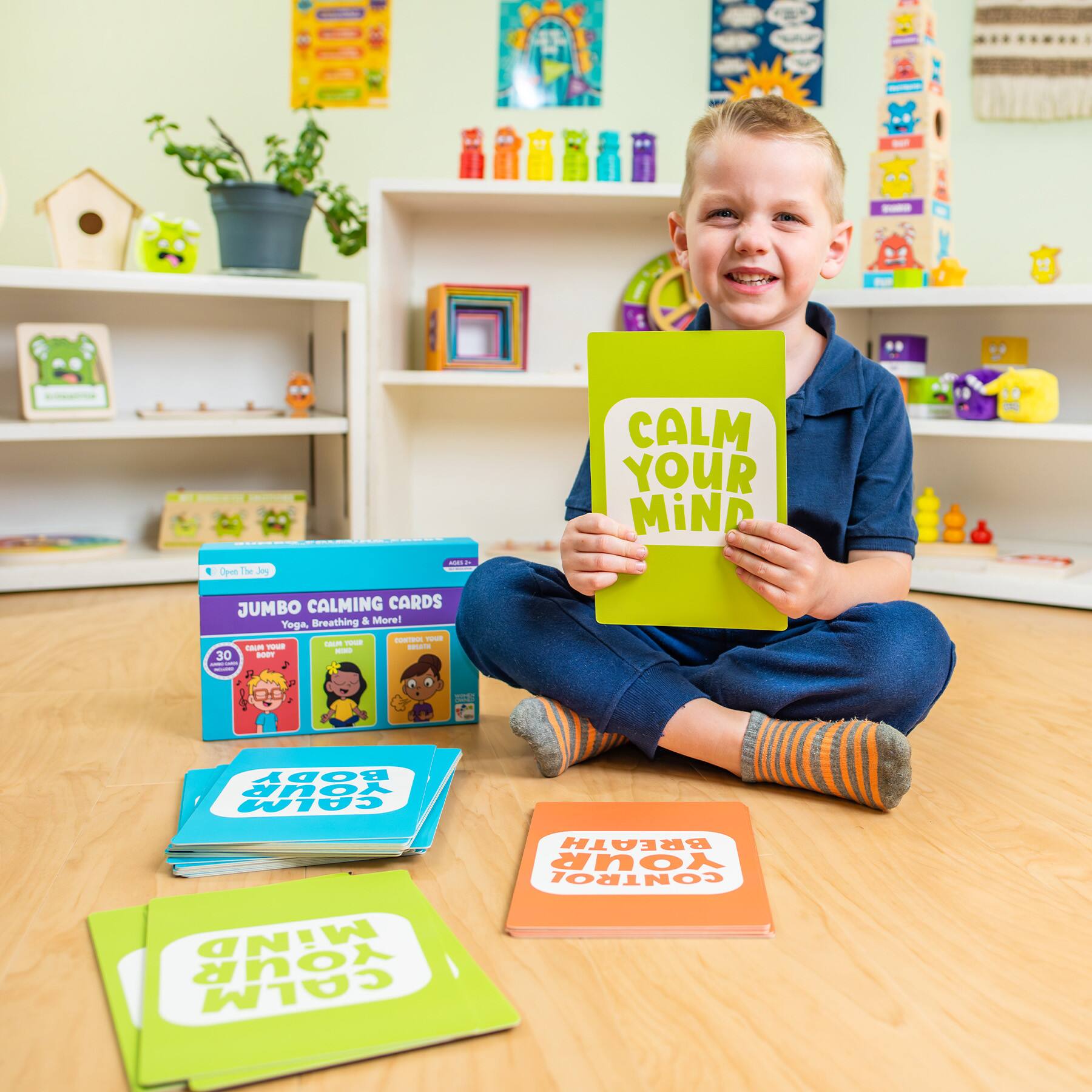 Open the Joy Jumbo Calming Tools Cards Set