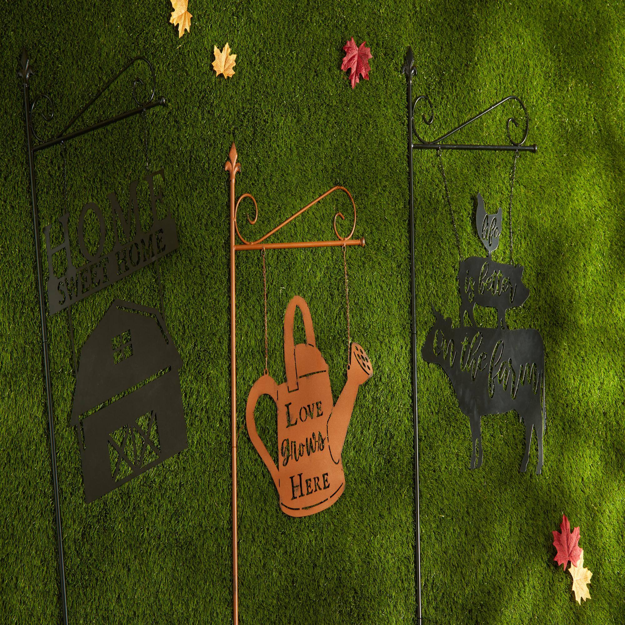 52" Life Is Better On The Farm Garden Stake