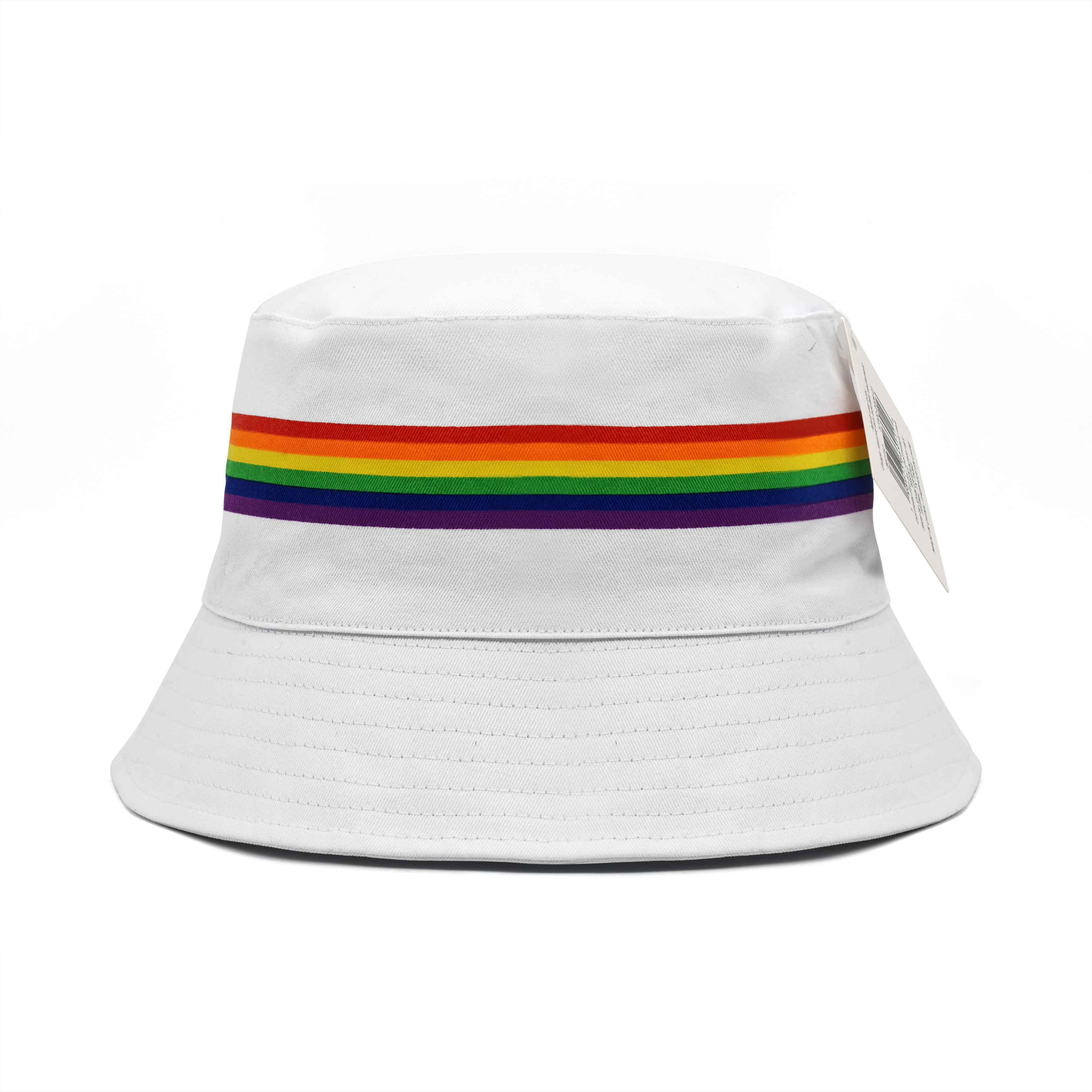 Pride Rainbow Stripes Adult Bucket Hat by Celebrate It™